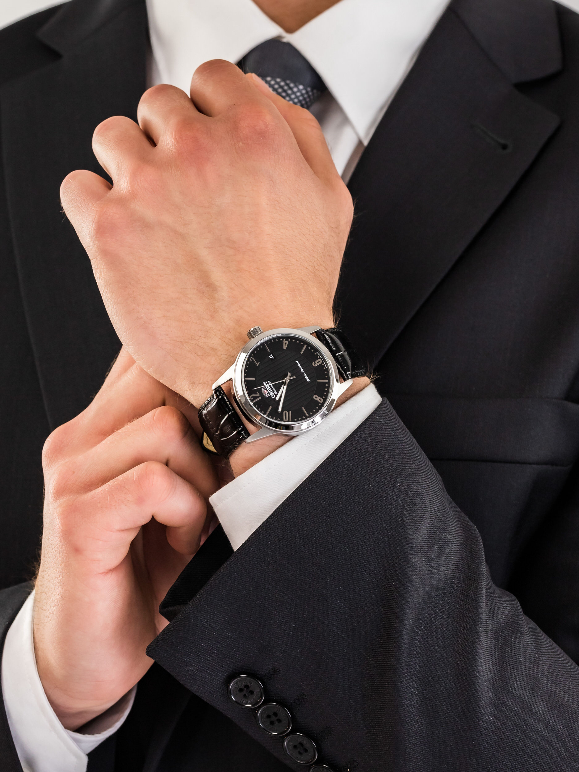 Orient FAC05006B0 męski zegarek Contemporary pasek