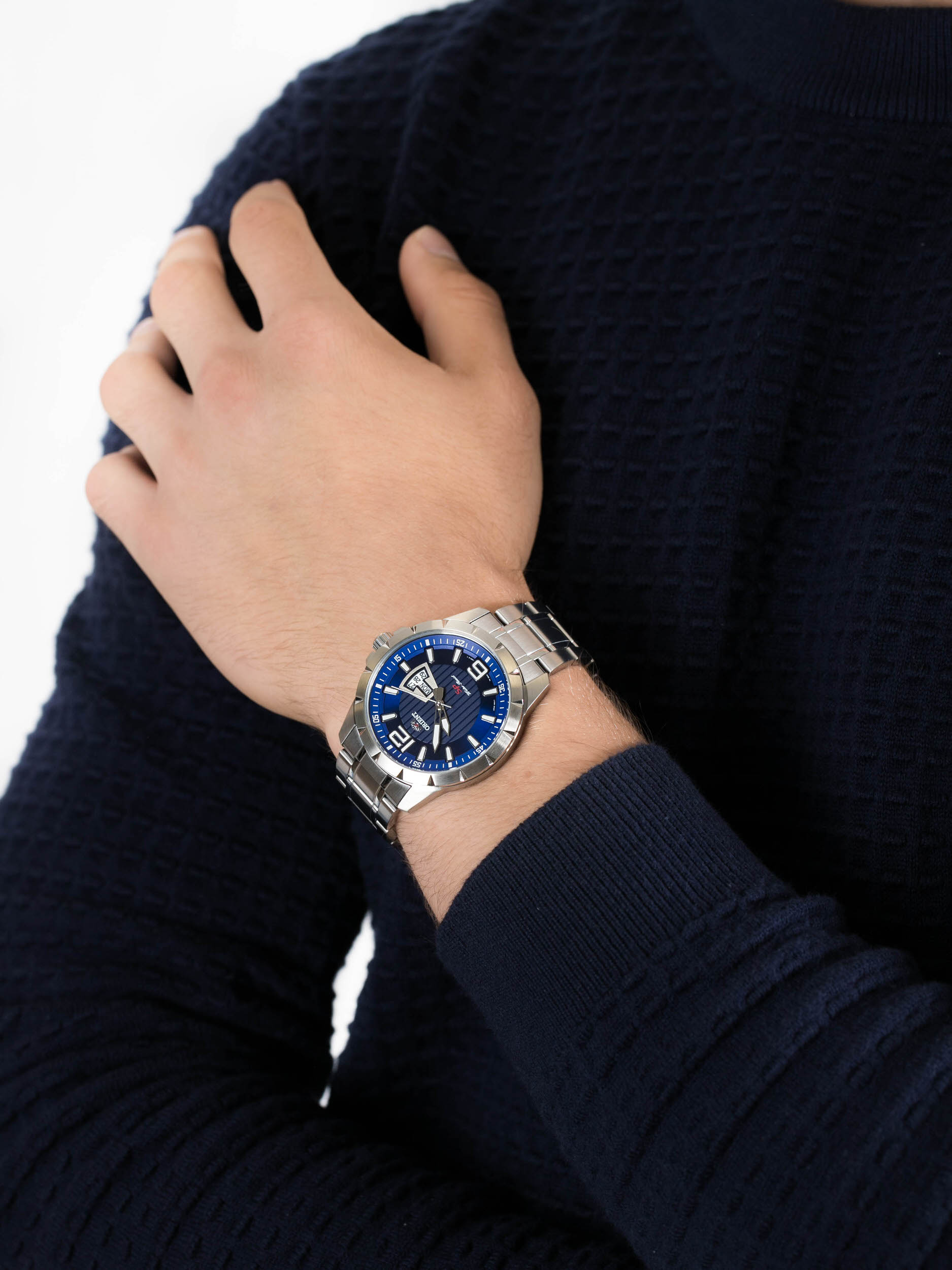 Orient FUG1X004D9 męski zegarek Sports bransoleta - miniatura 3