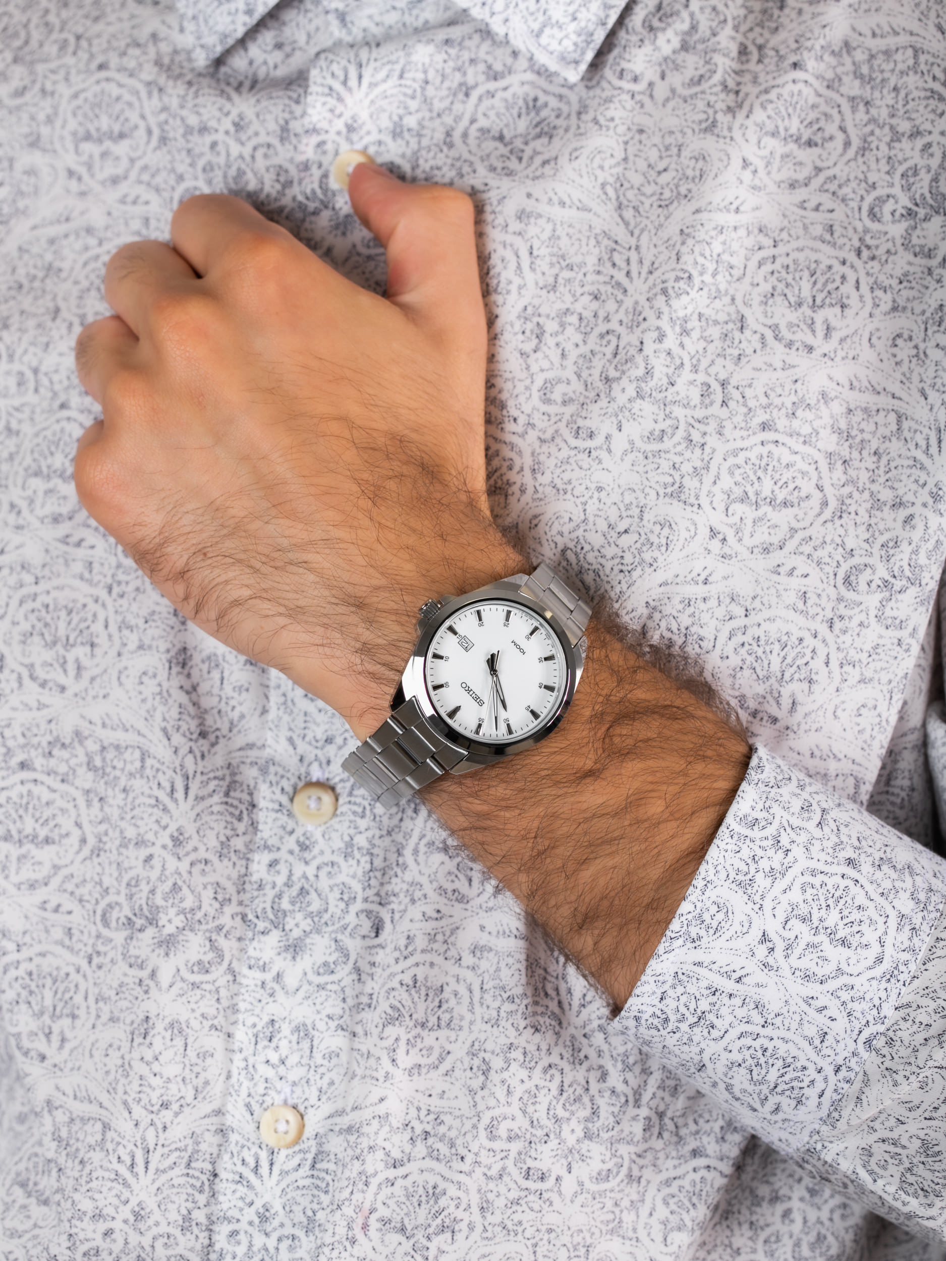 Seiko SUR205P1 męski zegarek Classic bransoleta - miniatura 3