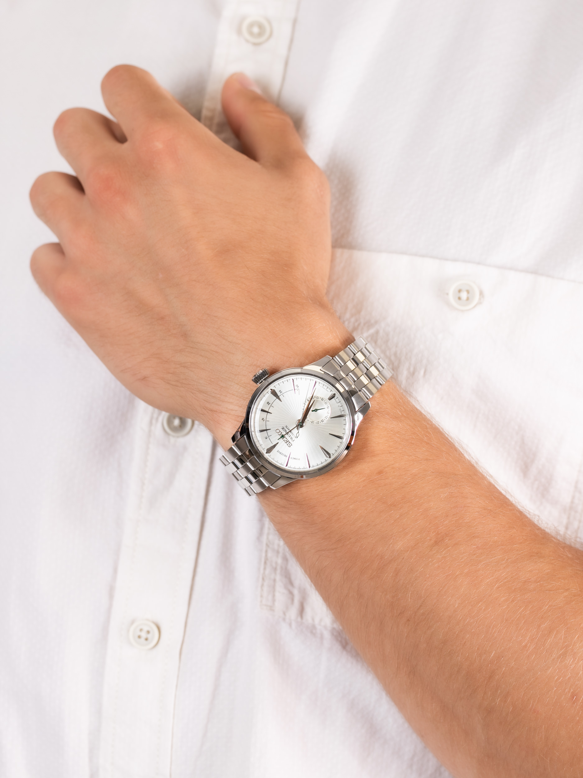 Seiko SSA341J1 męski zegarek Presage bransoleta - miniatura 3