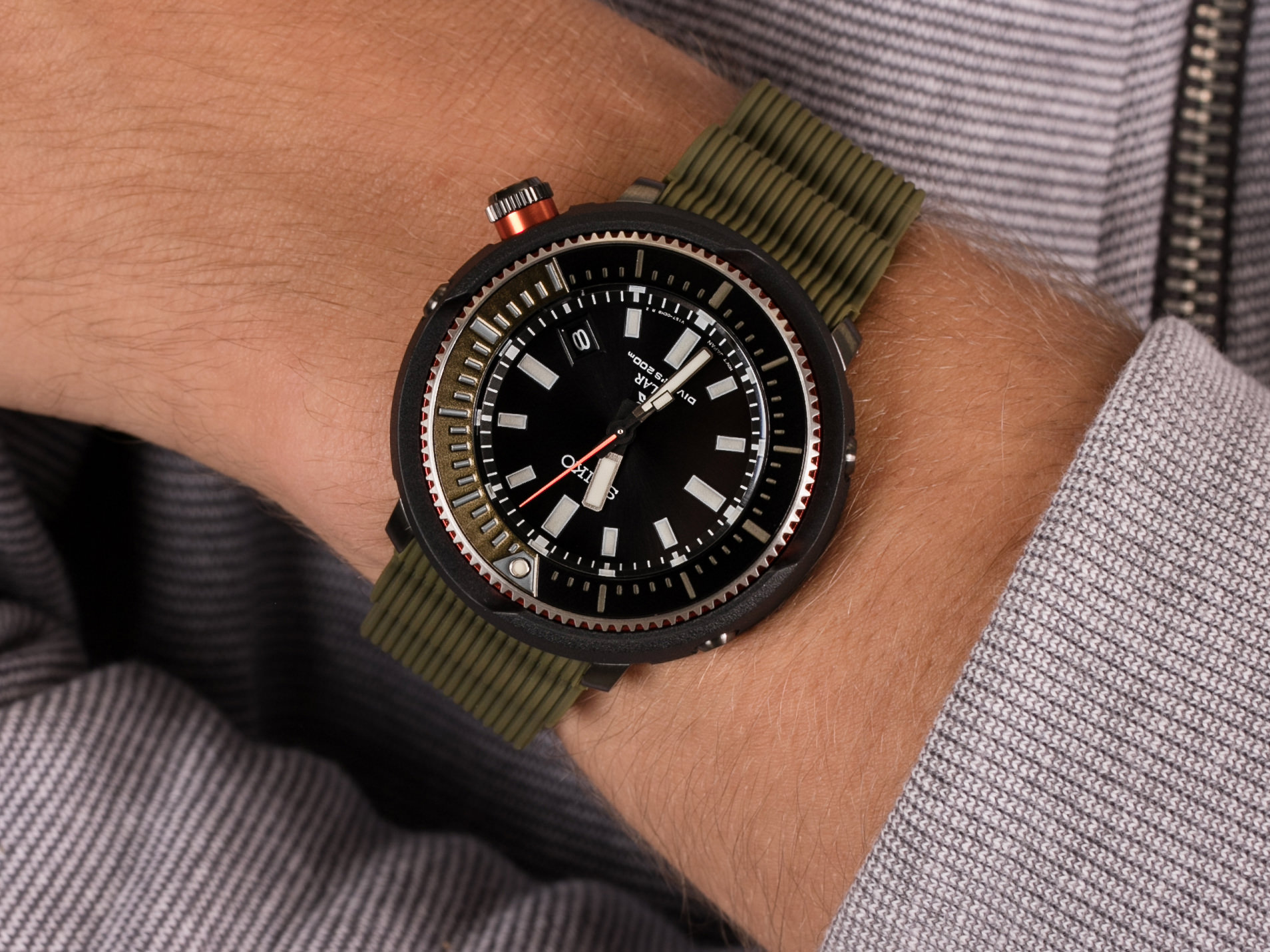 Seiko SNE547P1 Tuna zegarek sportowy Prospex - miniatura 4