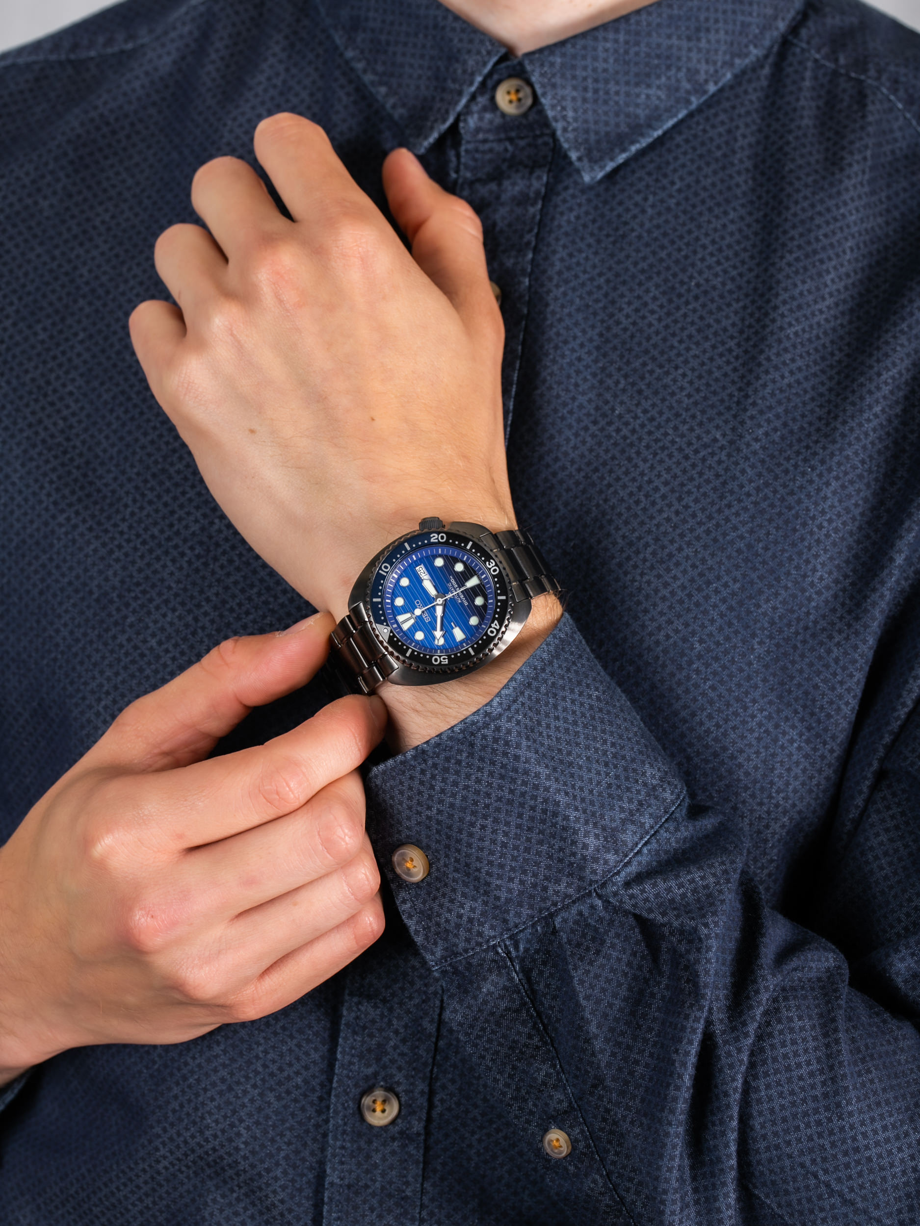 Seiko SRPD11K1 męski zegarek Prospex bransoleta - miniatura 3