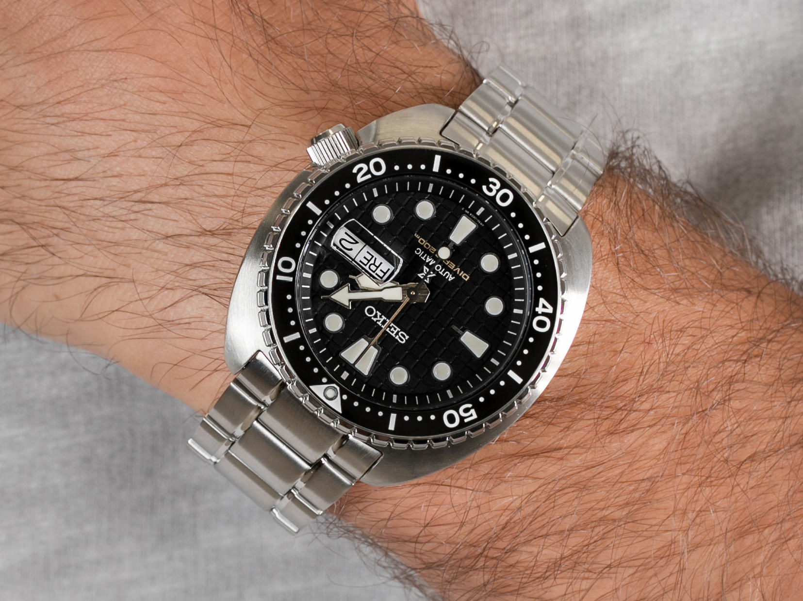 Seiko SRPE03K1 Turtle Divers 200m zegarek sportowy Prospex - miniatura 7