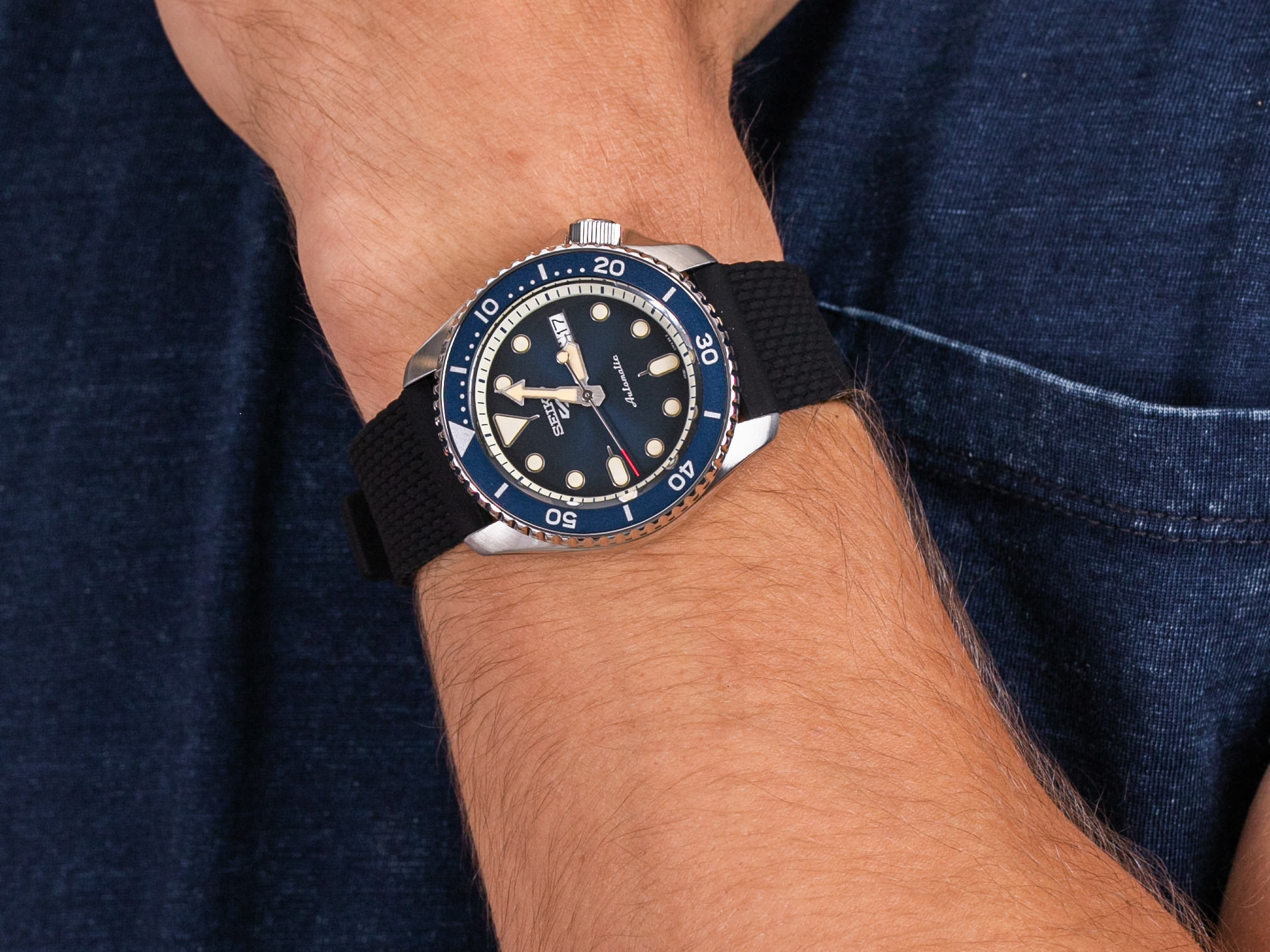 Seiko SRPD71K2 5 Sports Automatic zegarek sportowy Sports Automat - miniatura 4