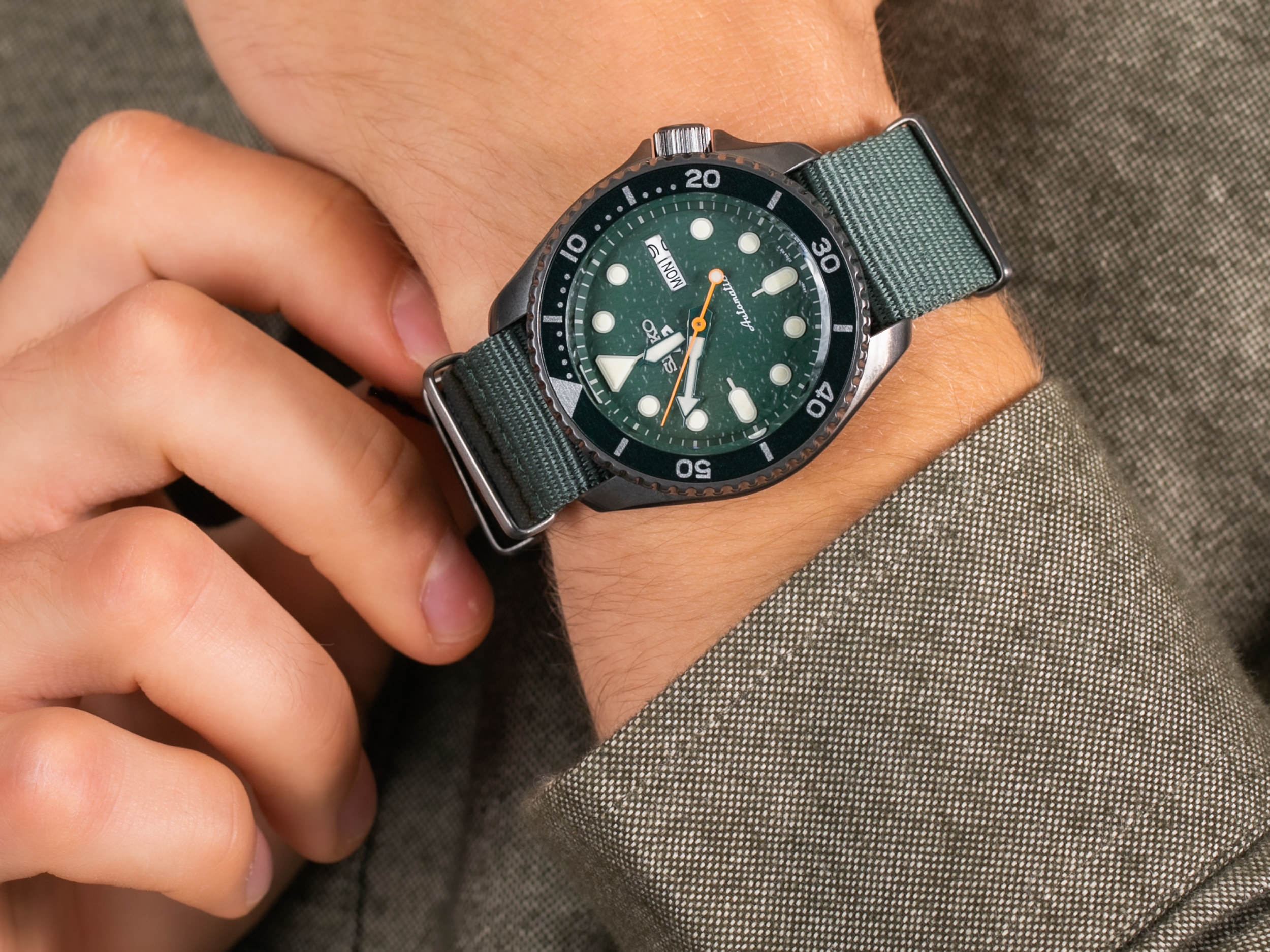 Seiko SRPD77K1 5 Sports Automatic zegarek sportowy Sports Automat