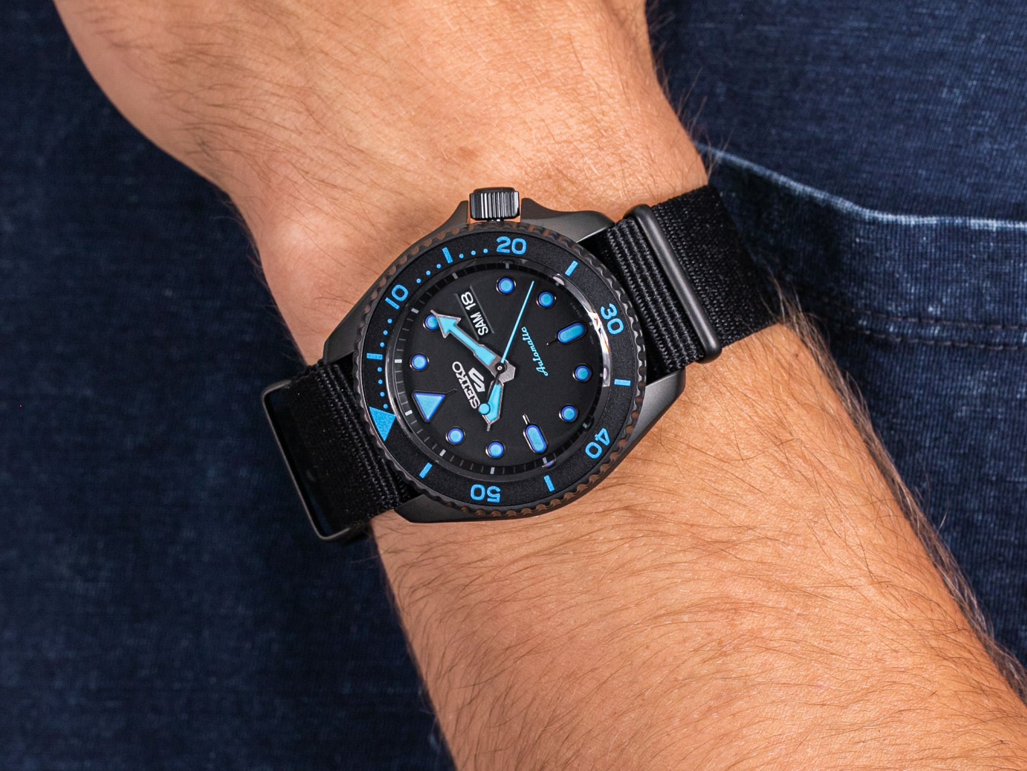 Seiko SRPD81K1 5 Sports Automatic zegarek sportowy Sports Automat - miniatura 4