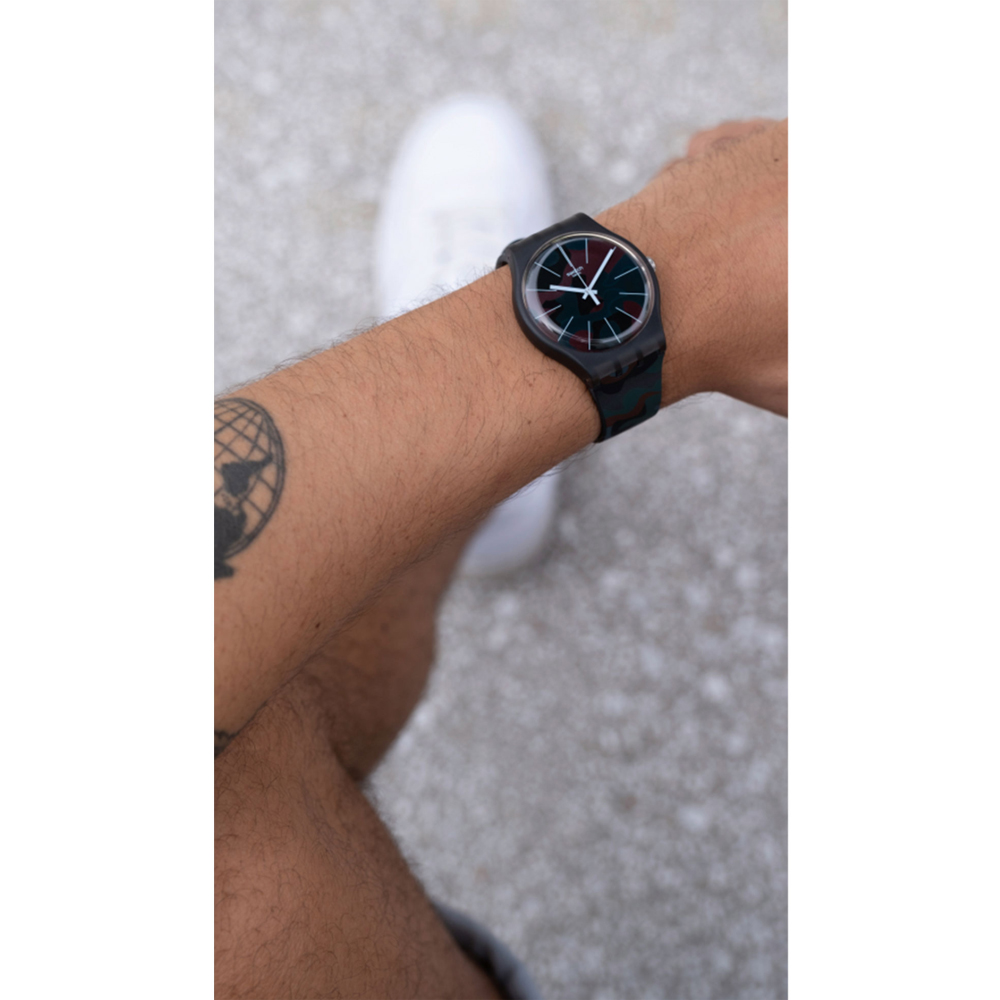 Swatch SUOB175 męski zegarek Originals pasek - miniatura 5