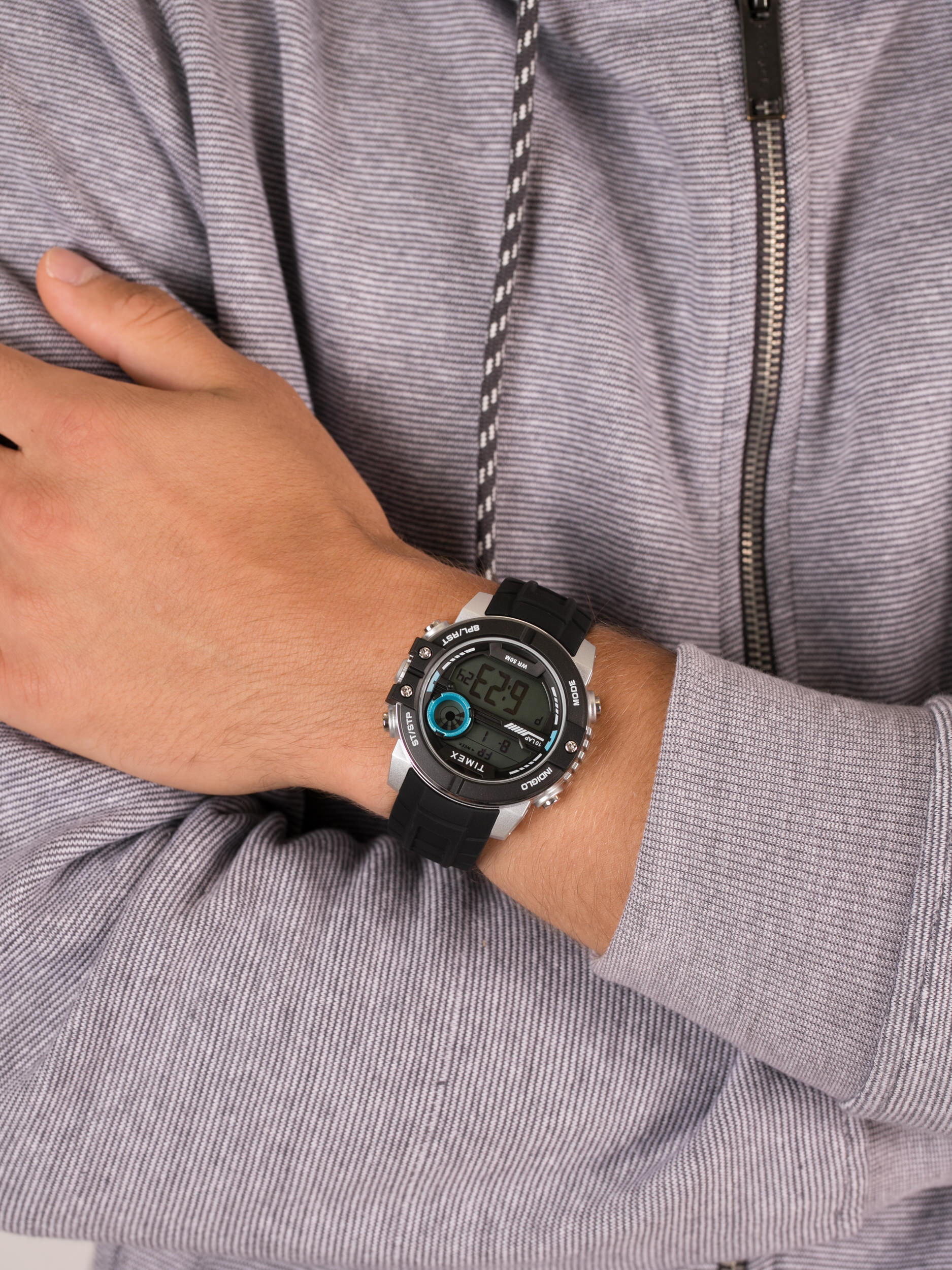Timex TW5M34600 męski zegarek DGTL Sphere pasek - miniatura 3