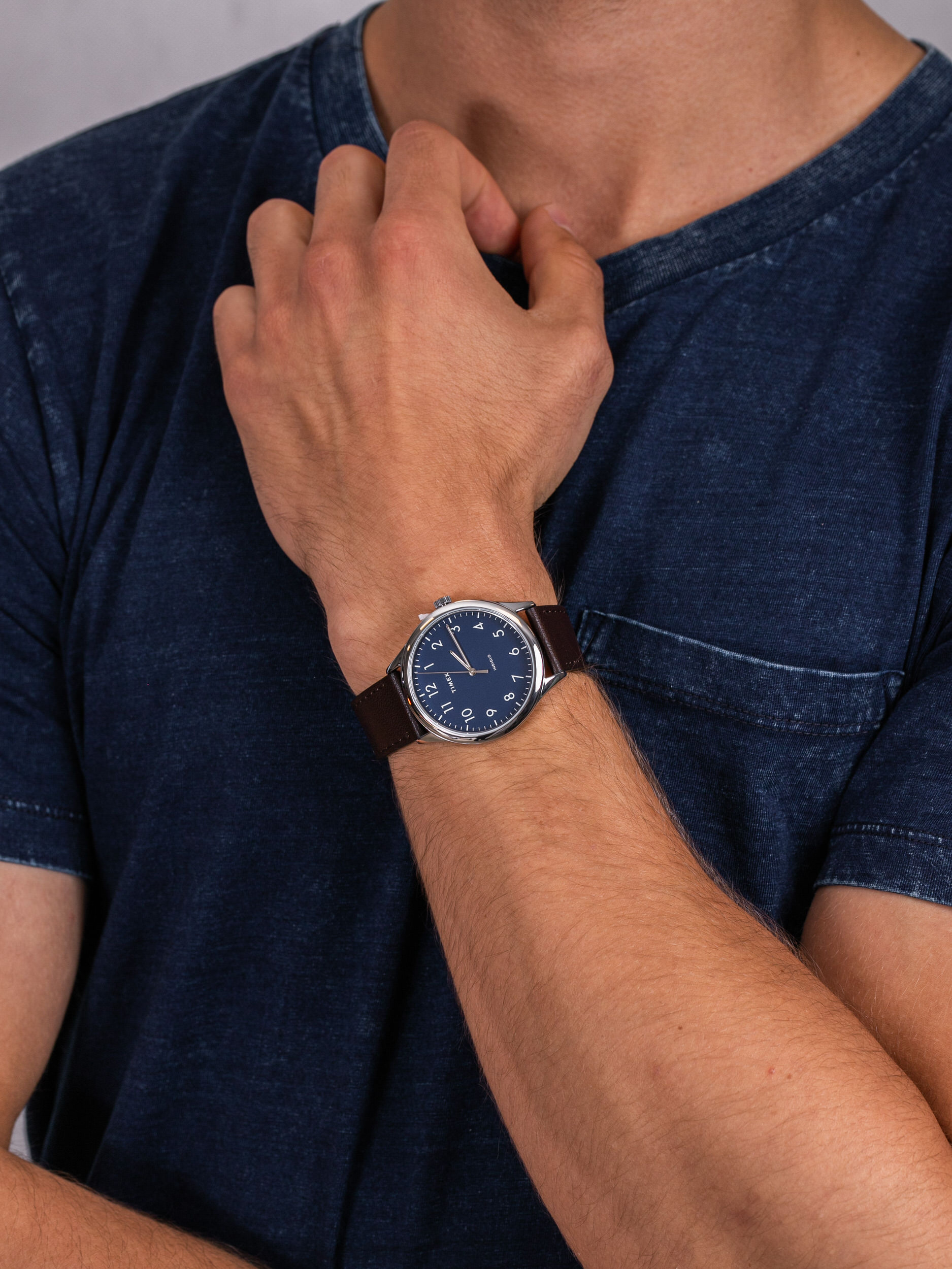 Timex TW2T72000 męski zegarek Easy Reader pasek - miniatura 3