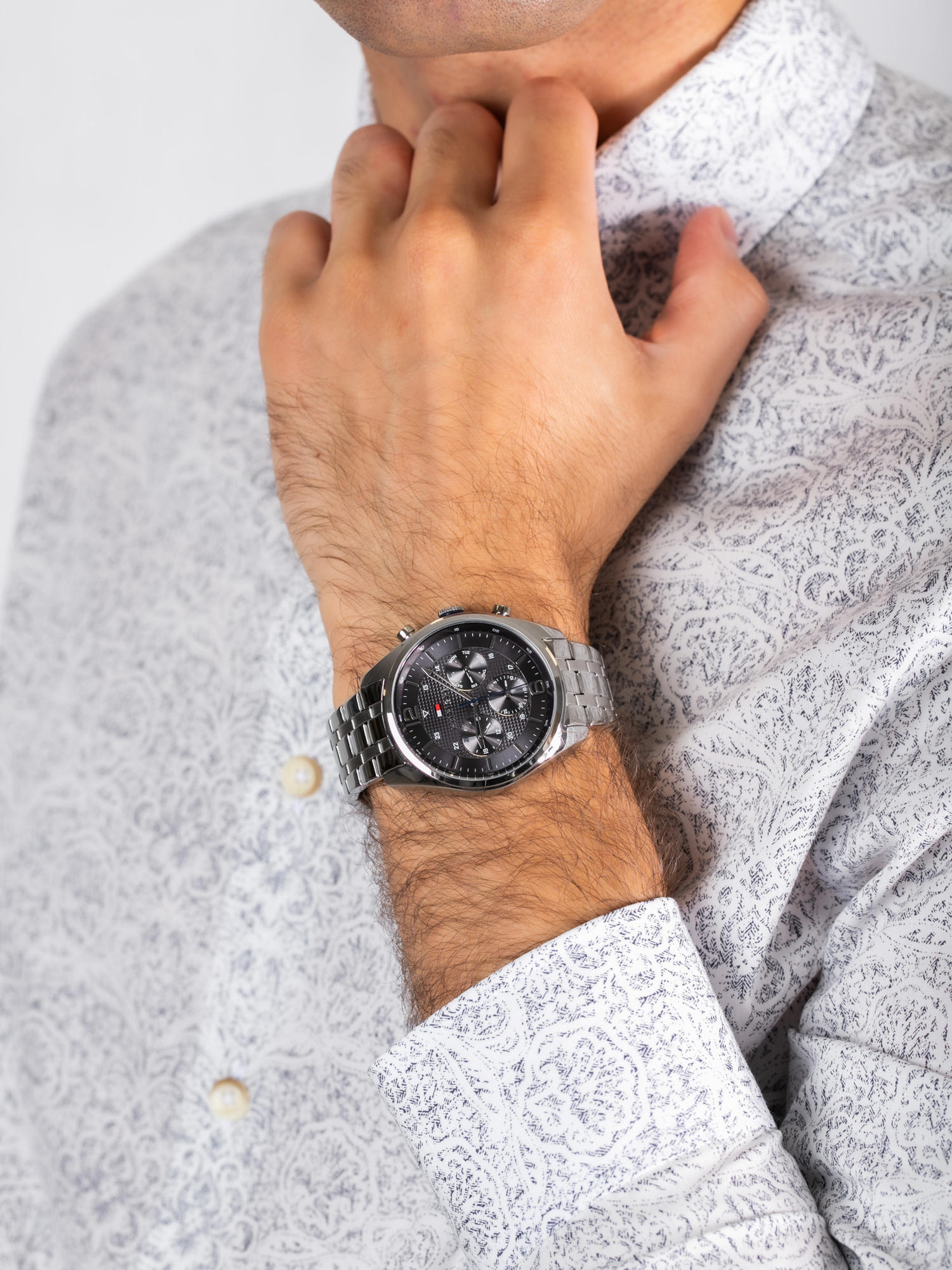 Tommy Hilfiger 1791185 męski zegarek Męskie bransoleta