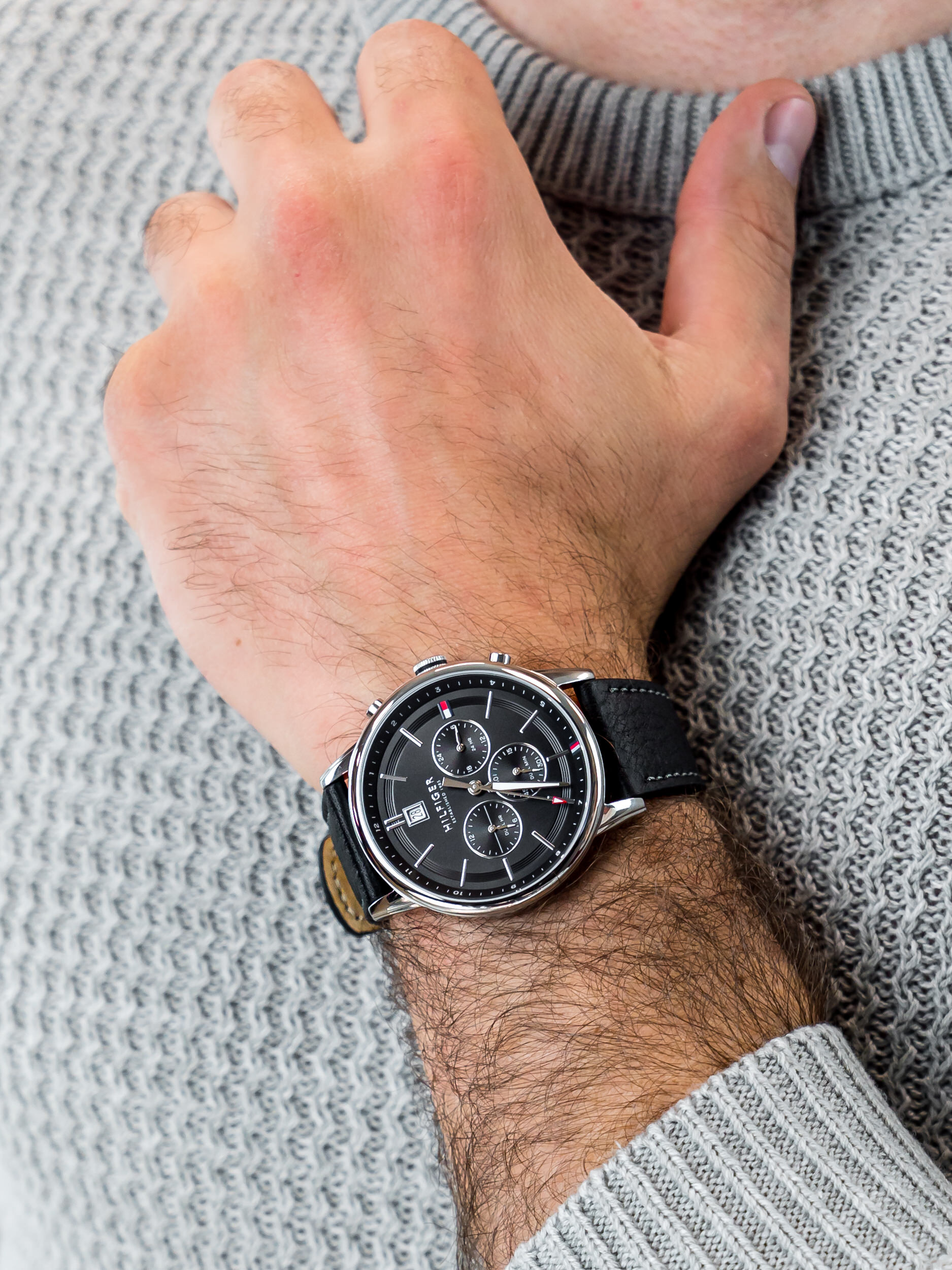 Tommy Hilfiger 1791630 męski zegarek Męskie pasek