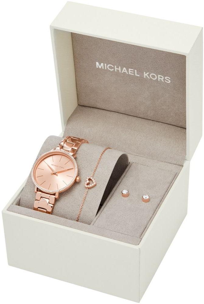 Michael Kors MK1040 Damskie ini Pyper Pave set zegarek damski klasyczny mineralne - miniatura 8