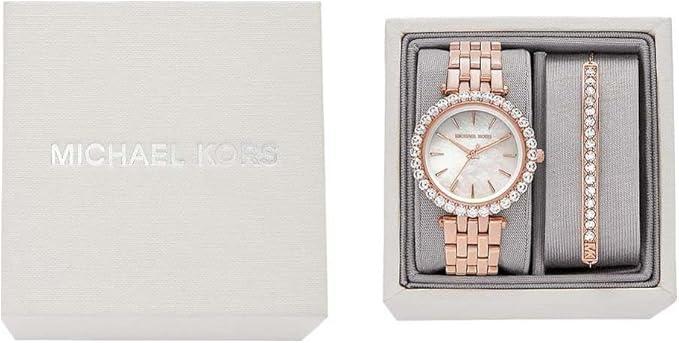 Michael Kors MK1064SET zegarek różowe złoto fashion-modowy Damskie bransoleta - miniatura 5