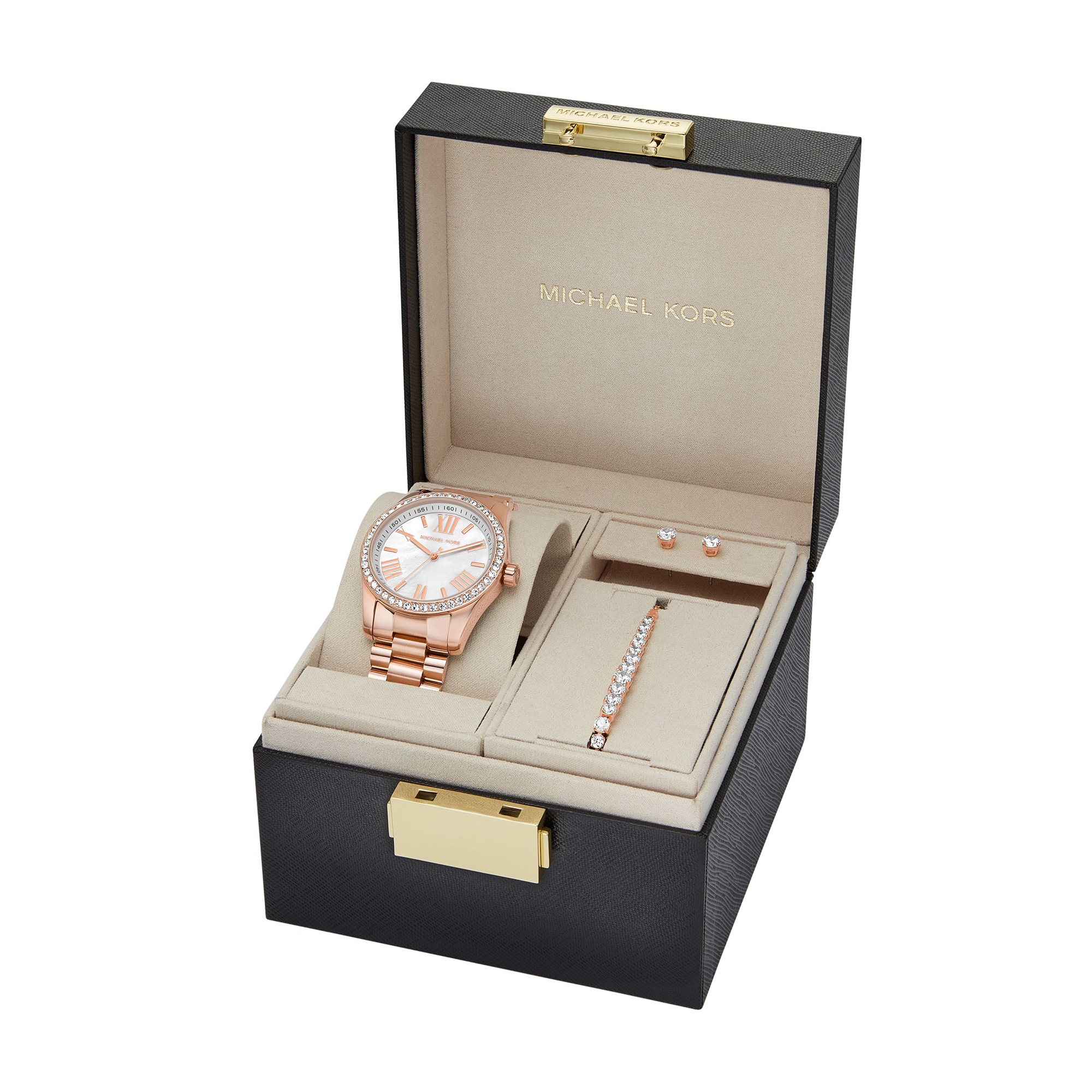 Michael Kors MK1088SET zegarek różowe złoto fashion-modowy Damskie bransoleta - miniatura 6