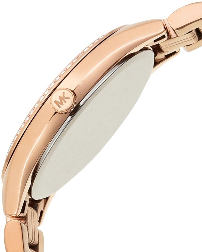 Michael Kors MK3716 LAURYN Lauryn fashion-modowy zegarek różowe złoto - miniatura 6