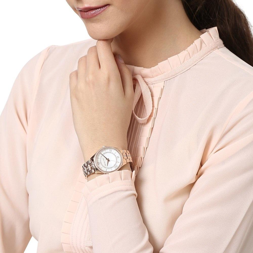 Michael Kors MK3716 zegarek damski Lauryn różowe złoto - miniatura 12