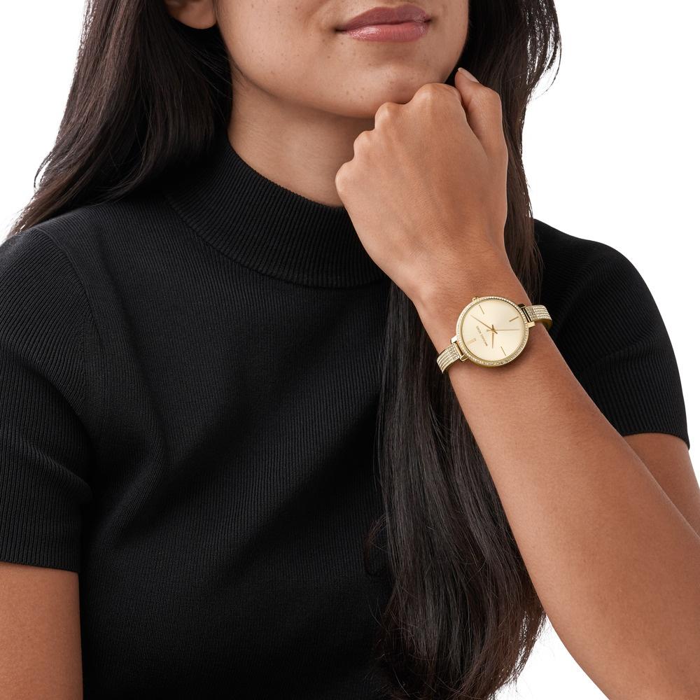 Michael Kors MK3784 zegarek złoty fashion-modowy Damskie bransoleta - miniatura 5