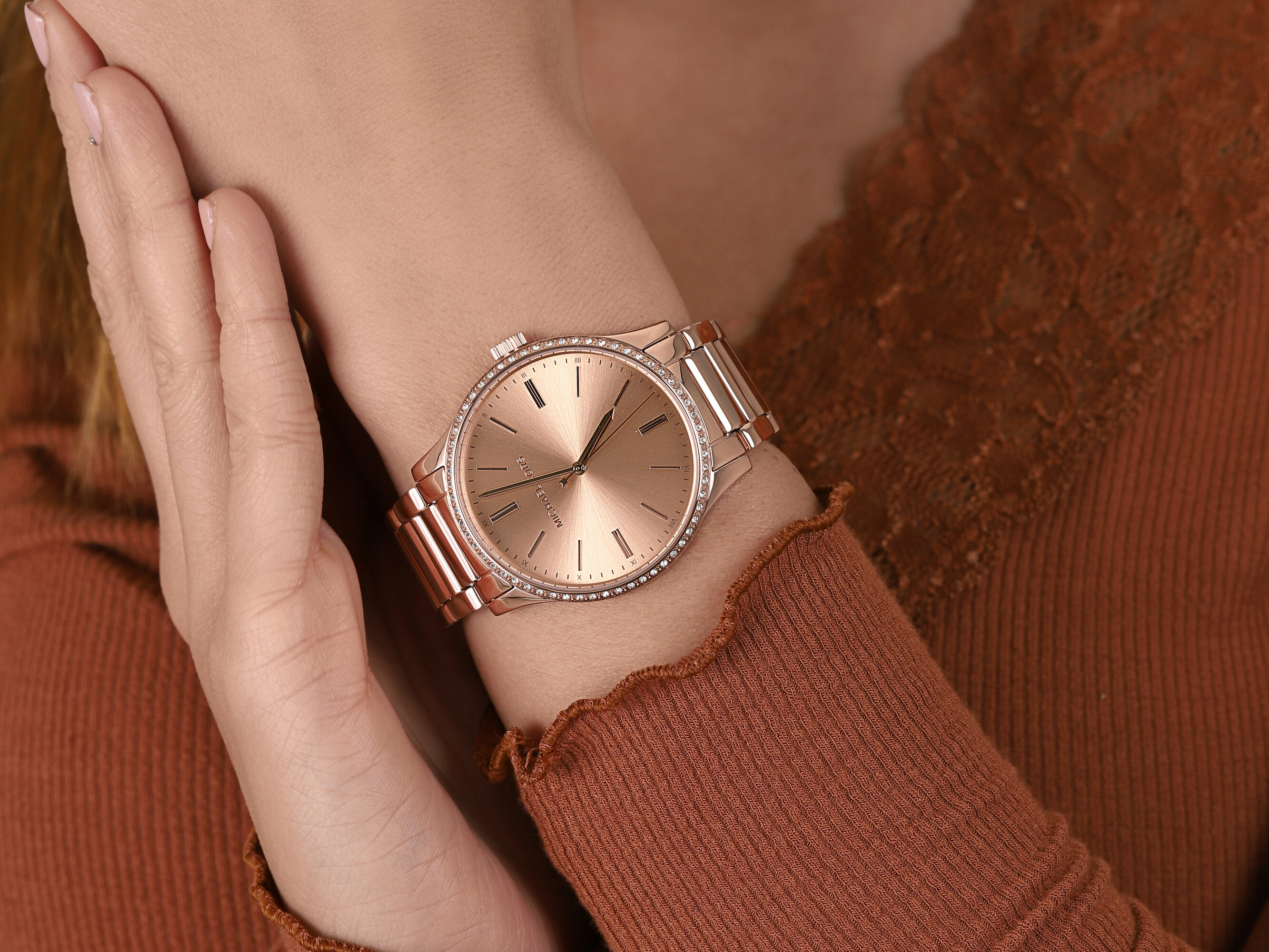 Michael Kors MK3809 damski zegarek Bailey bransoleta - miniatura 4