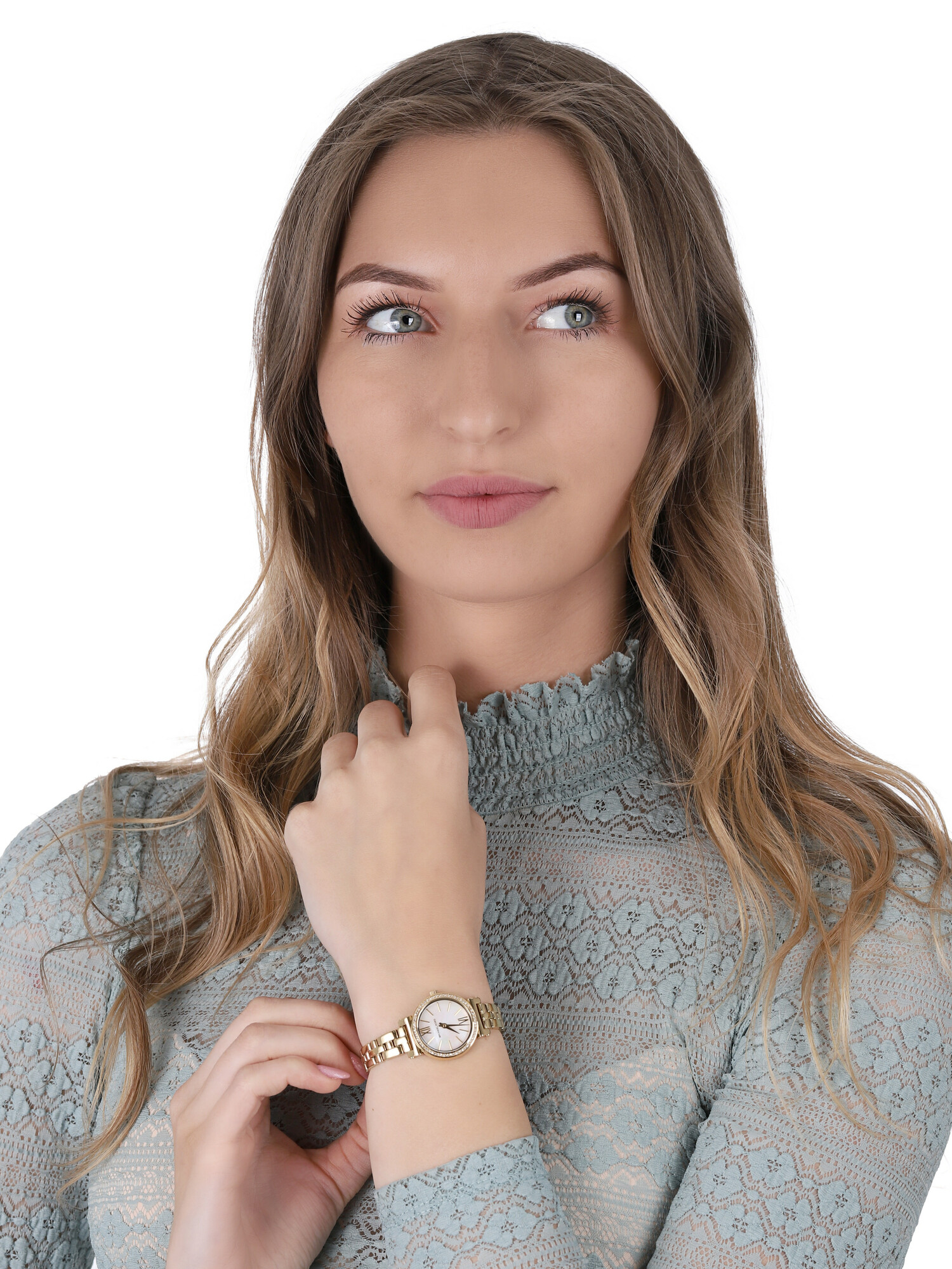 Michael Kors MK3833 zegarek złoty fashion/modowy Sofie bransoleta - miniatura 5