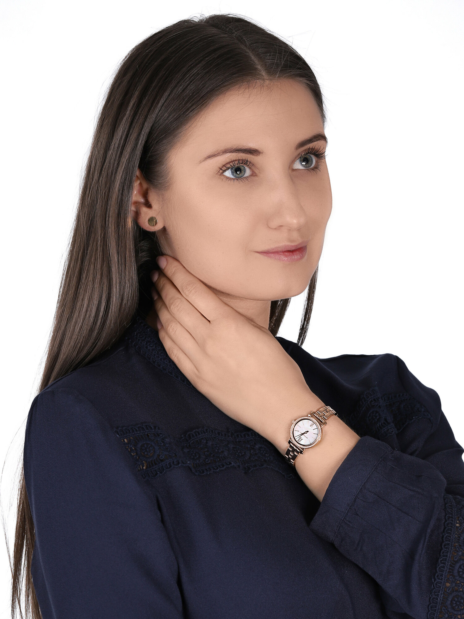 Michael Kors MK3834 SOFIE Sofie fashion/modowy zegarek różowe złoto - miniatura 2