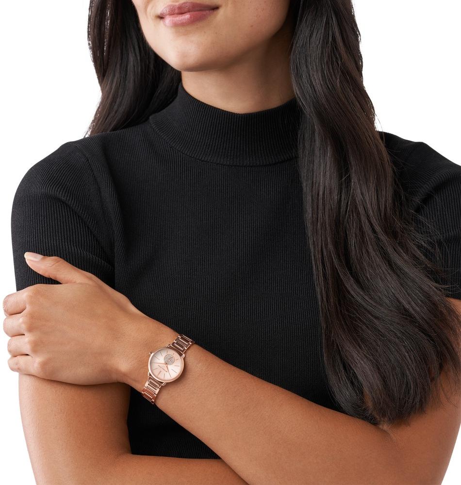 Michael Kors MK3839 zegarek damski Portia różowe złoto - miniatura 12