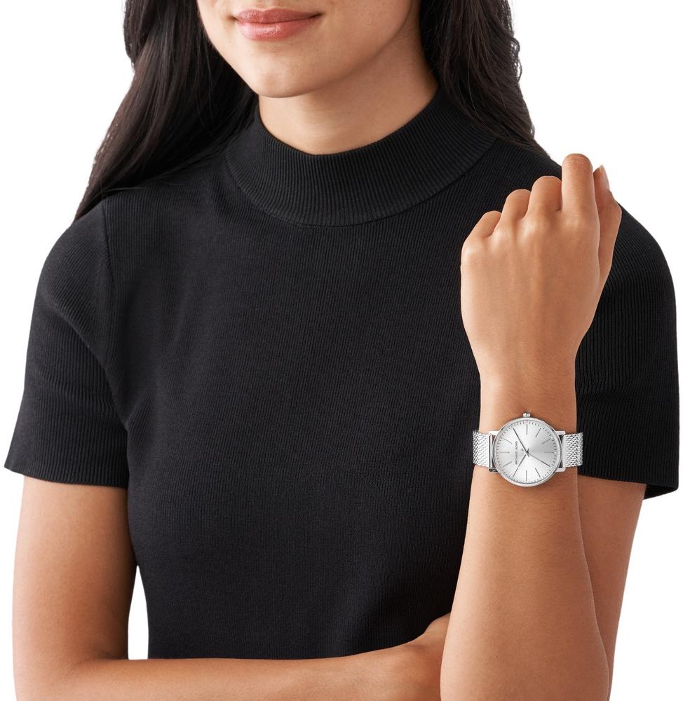 Michael Kors MK4338 Pyper PYPER Stainless Steel 38mm zegarek damski klasyczny mineralne - miniatura 8