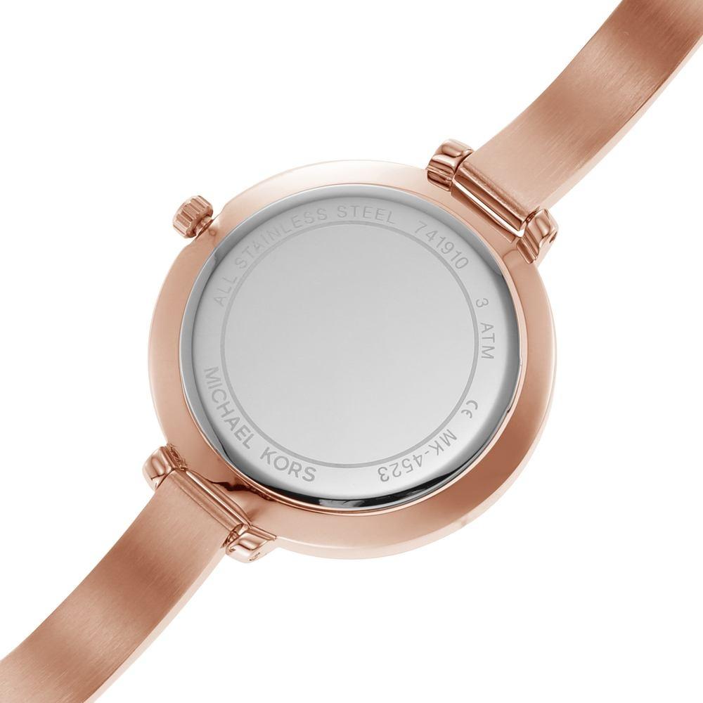 Michael Kors MK4523 JARYN Jaryn klasyczny zegarek różowe złoto - miniatura 7