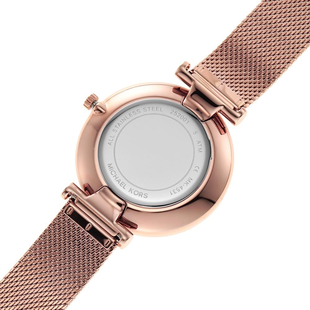 Michael Kors MK4531 zegarek różowe złoto fashion-modowy Damskie bransoleta - miniatura 5