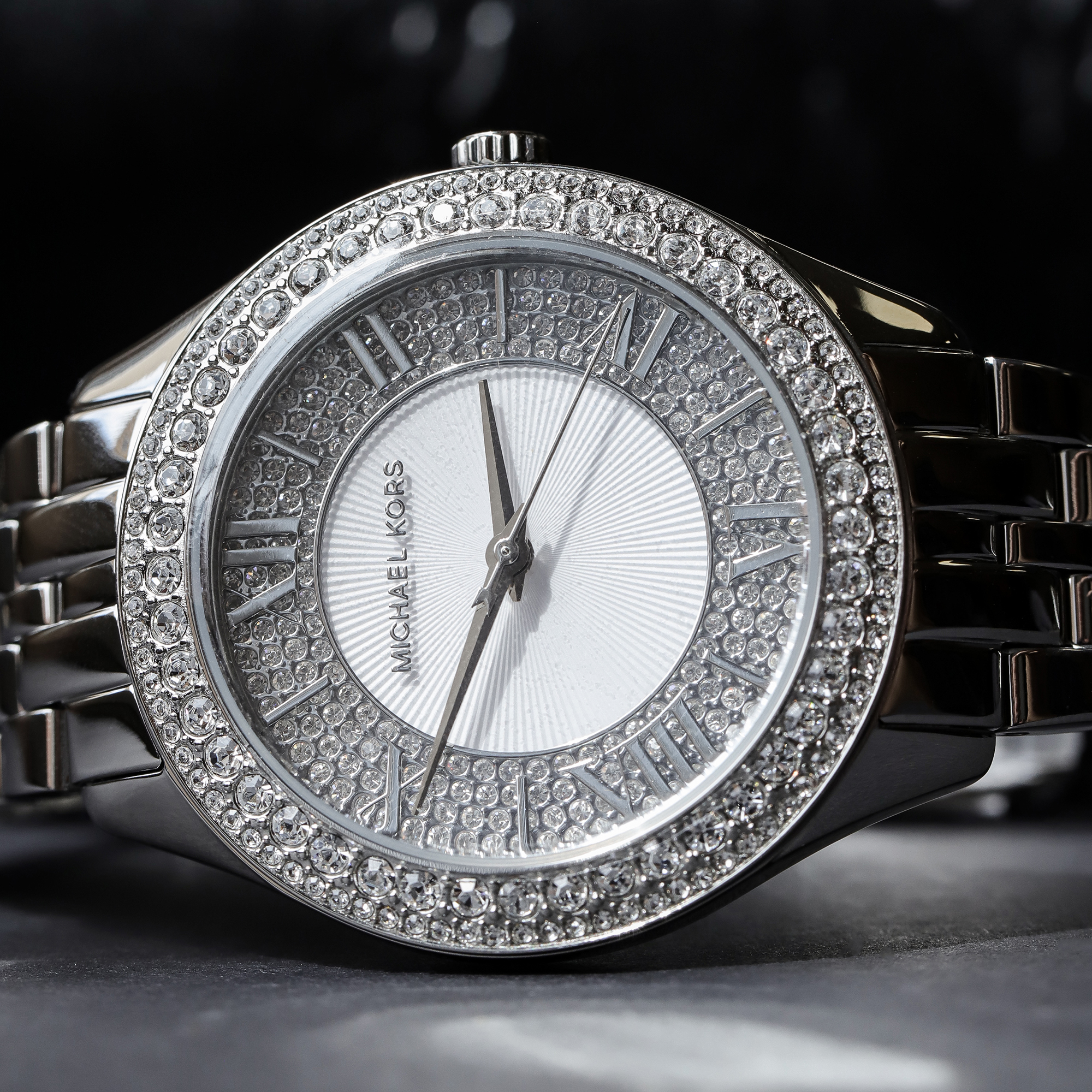 Michael Kors MK4708 zegarek srebrny fashion-modowy Damskie bransoleta - miniatura 5