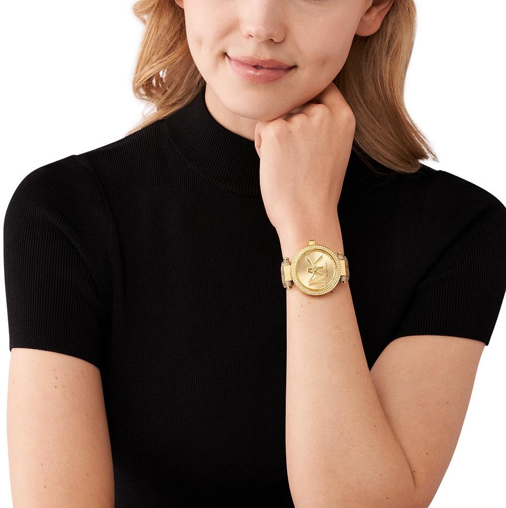 Michael Kors MK4725 zegarek złoty klasyczny Damskie pasek - miniatura 5