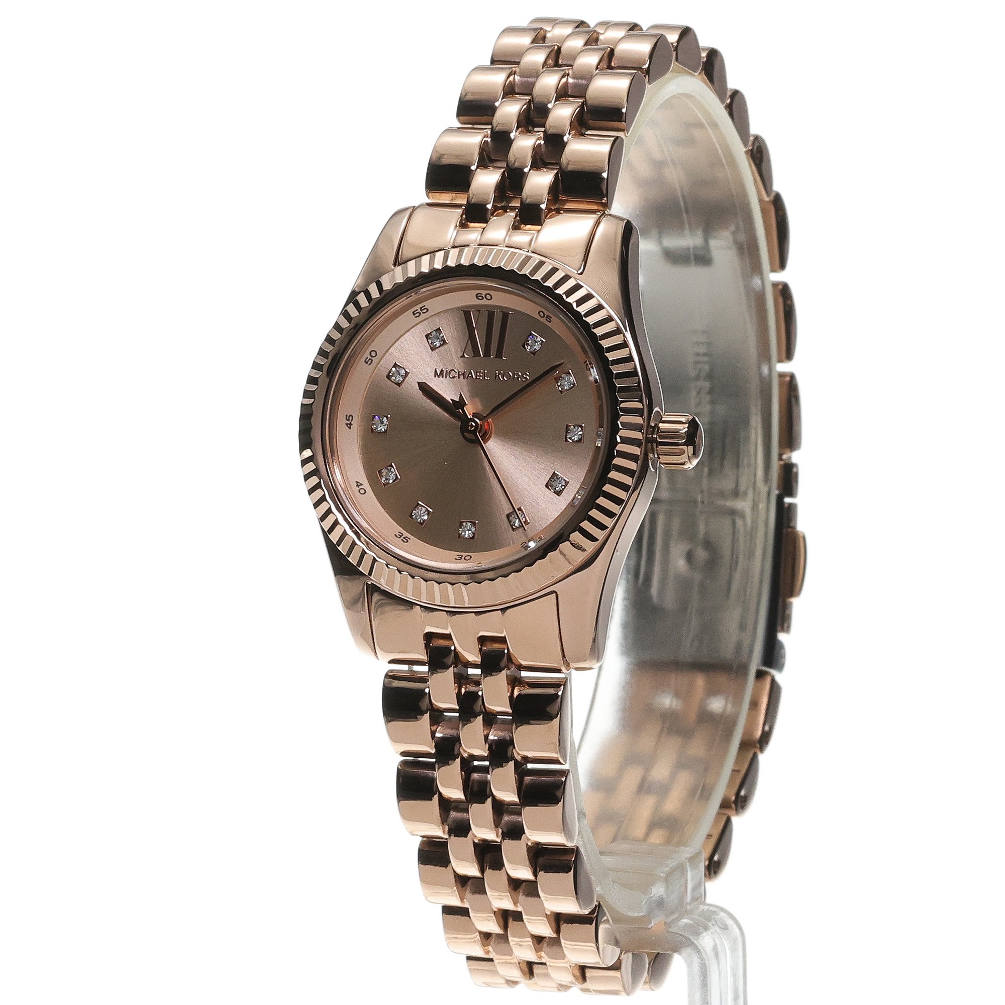 Michael Kors MK4739 Runway Peve Rose Gold Stainless Steel 26mm Runway fashion-modowy zegarek różowe złoto