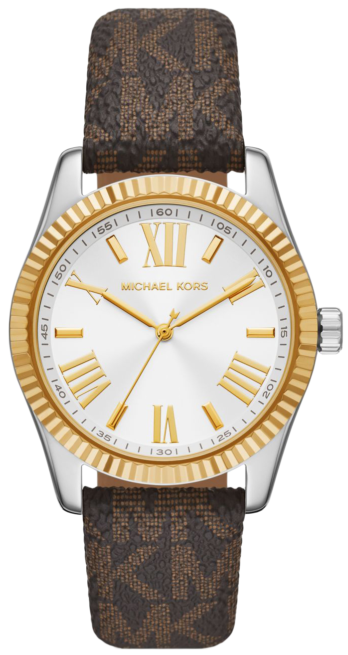 Michael Kors Lexington Brown Leather Strap 38mm MK4745
