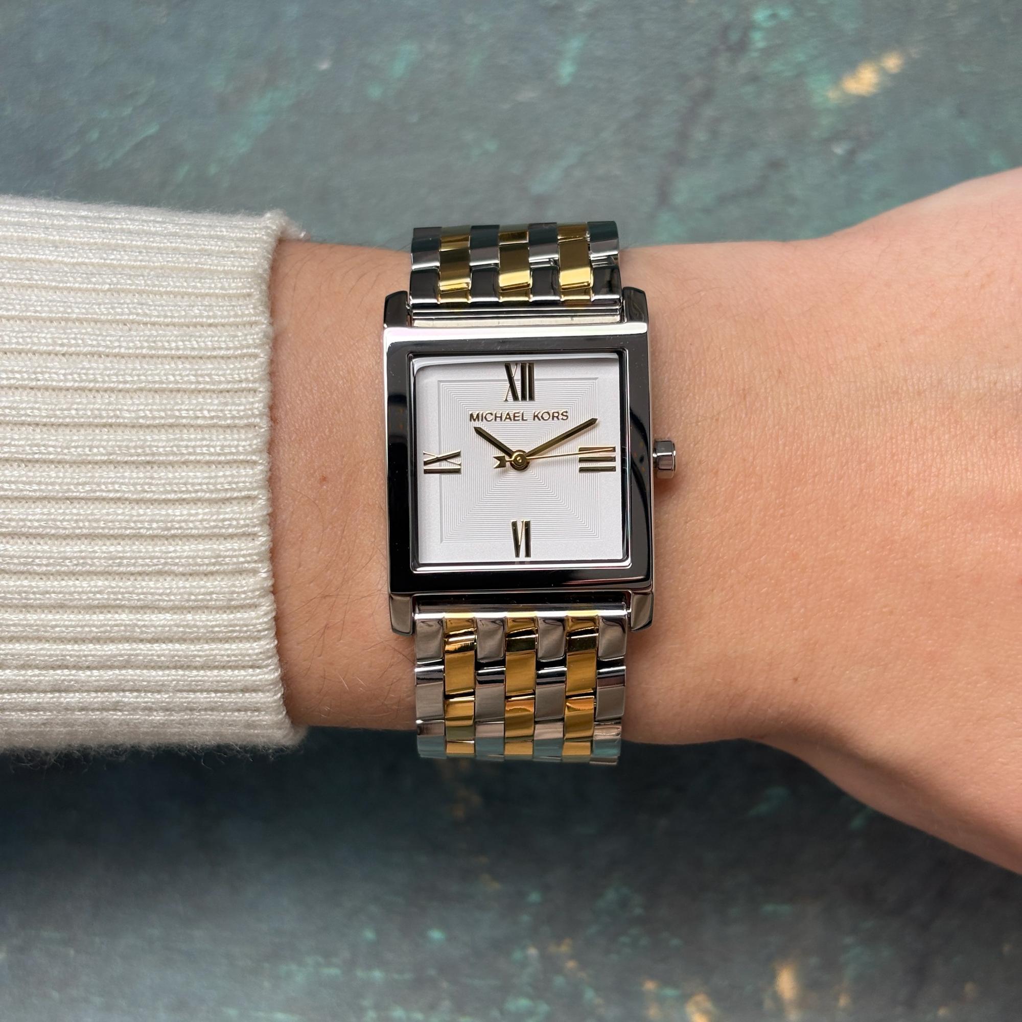 Michael Kors MK4935 Georgie Damskie biżuteryjny zegarek srebrny - miniatura 8