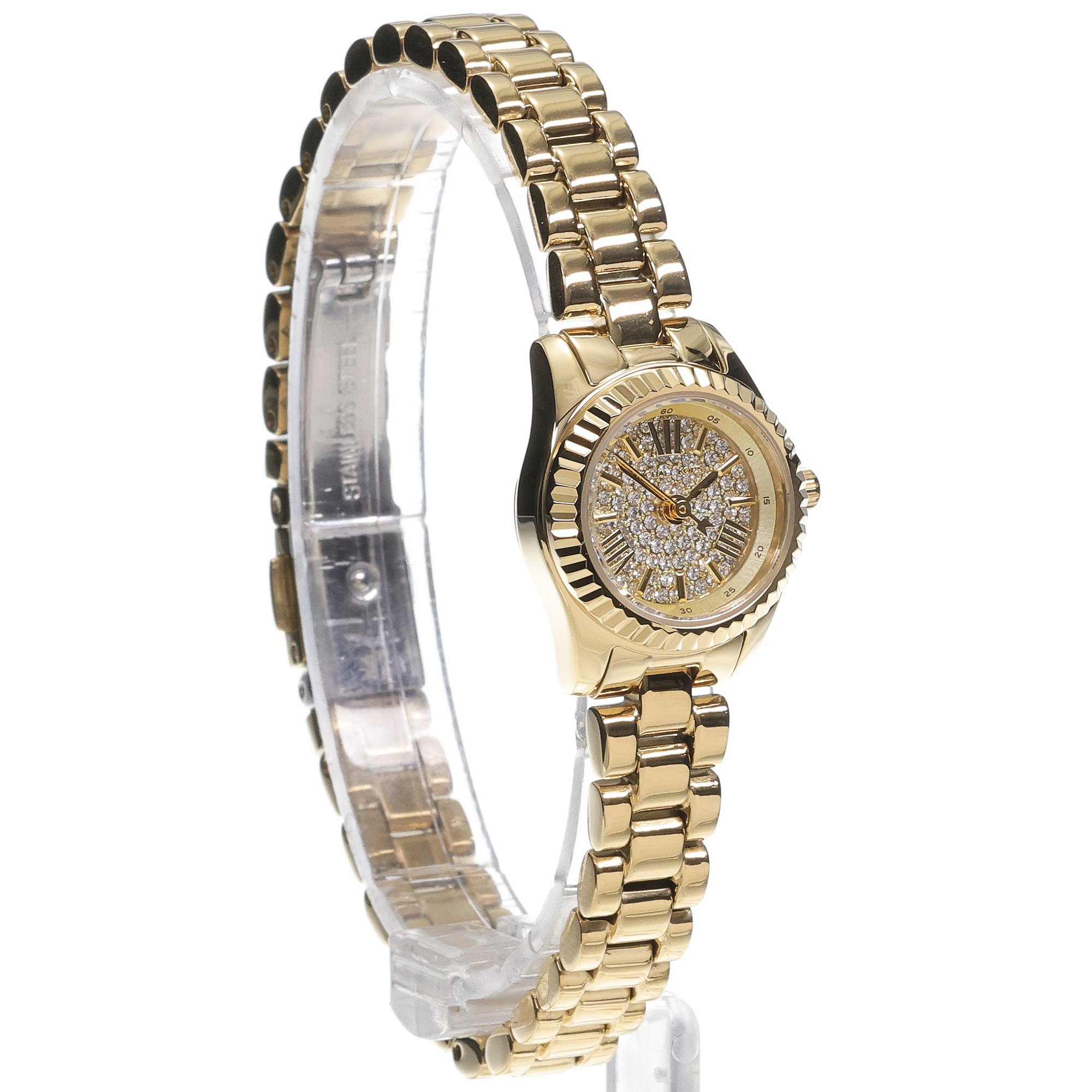 Michael Kors MK4944SET zegarek złoty biżuteryjny Lexington bransoleta - miniatura 3