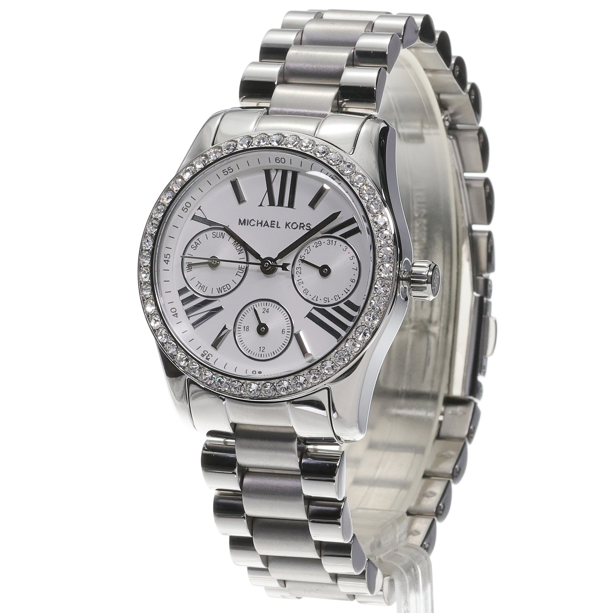 Michael Kors MK4979 Lexington Multifunction Damskie fashion-modowy zegarek srebrny