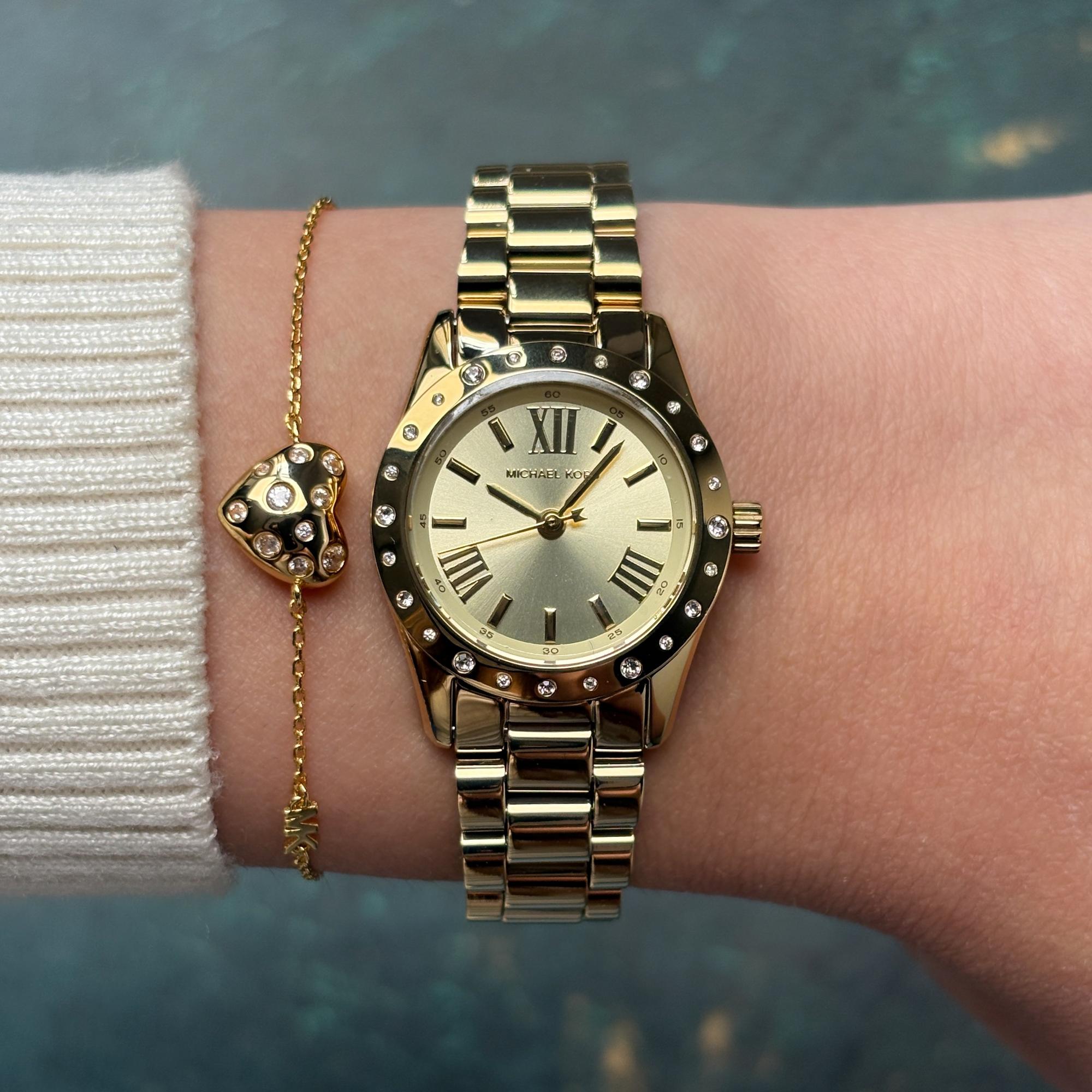 Michael Kors MK4992SET zegarek złoty fashion-modowy Damskie bransoleta - miniatura 8
