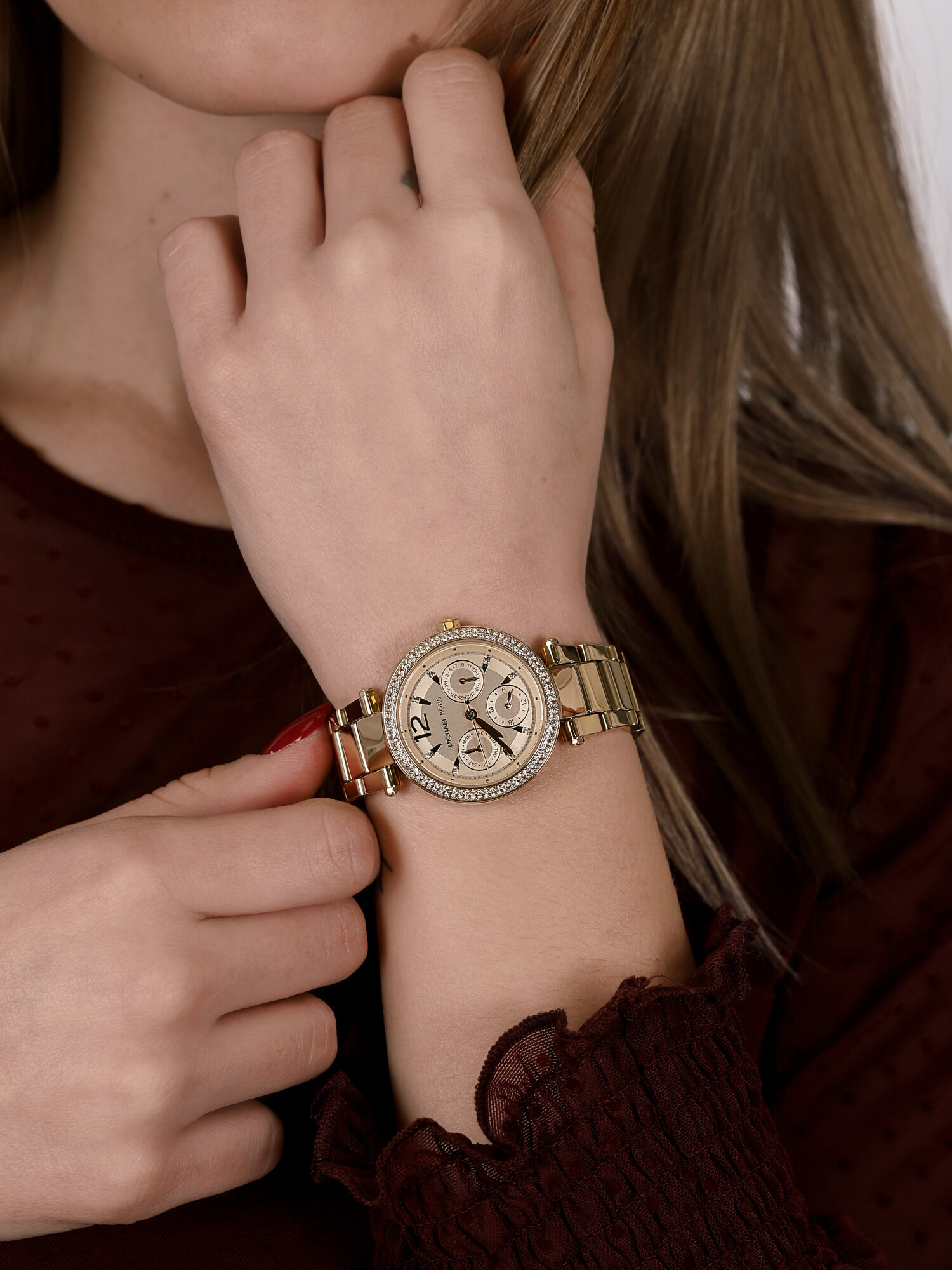 Michael Kors MK6351 zegarek złoty fashion/modowy Parker bransoleta - miniatura 3