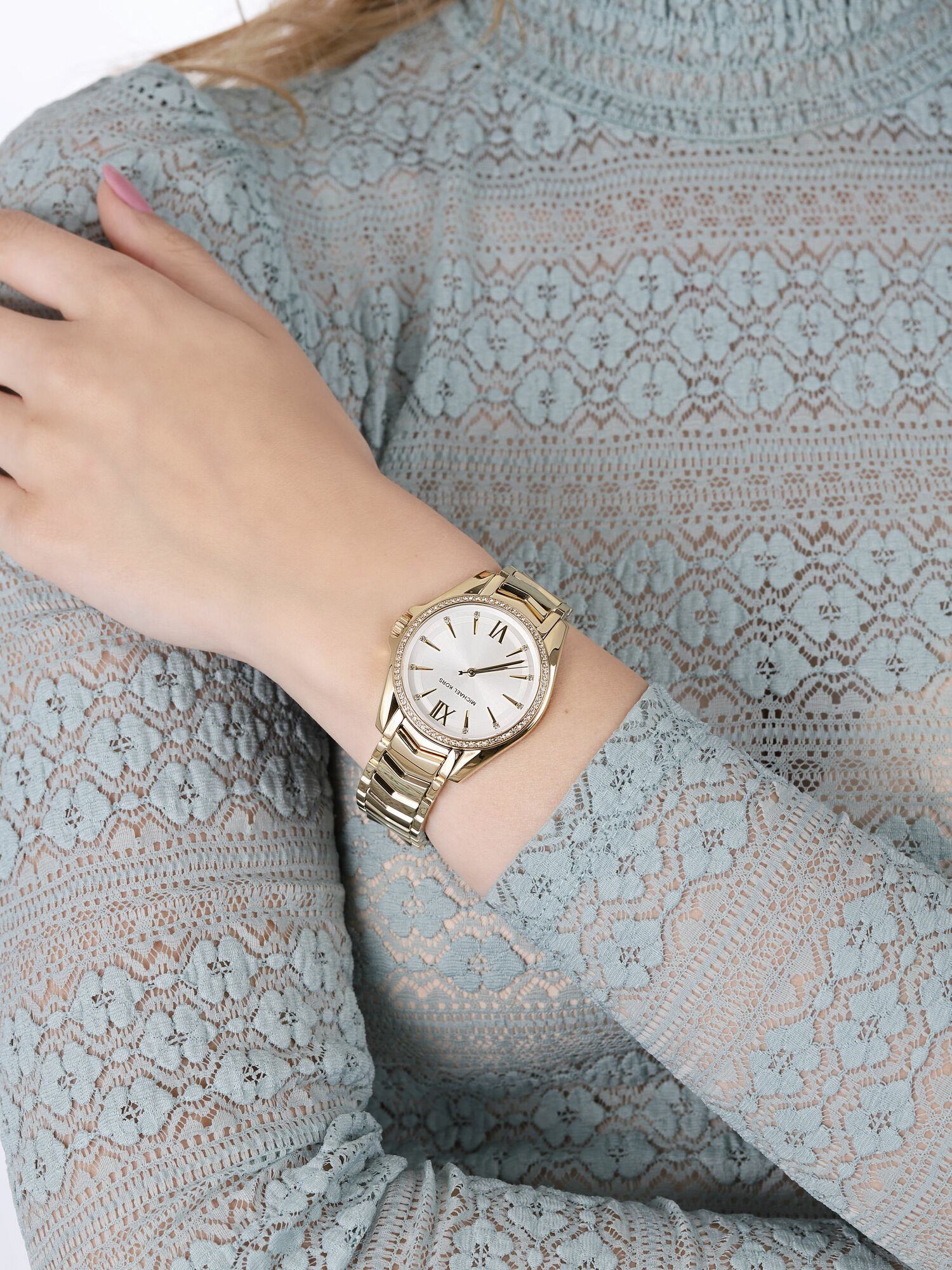 Michael Kors MK6693 zegarek damski klasyczny Whitney bransoleta - miniatura 9