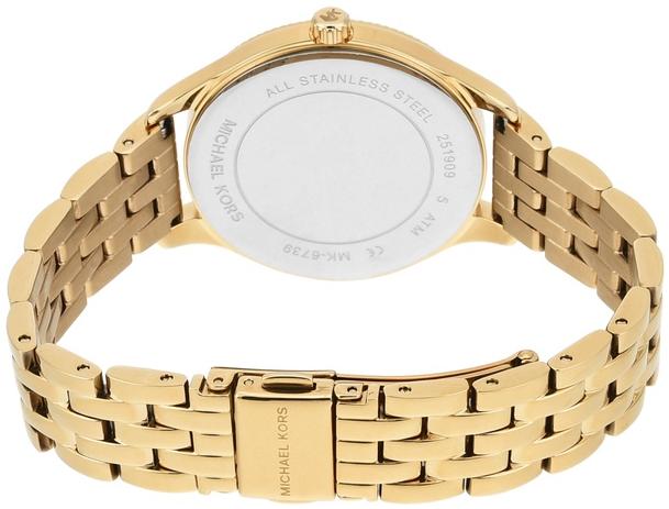 Michael Kors MK6739 LEXINGTON Damskie klasyczny zegarek złoty - miniatura 8