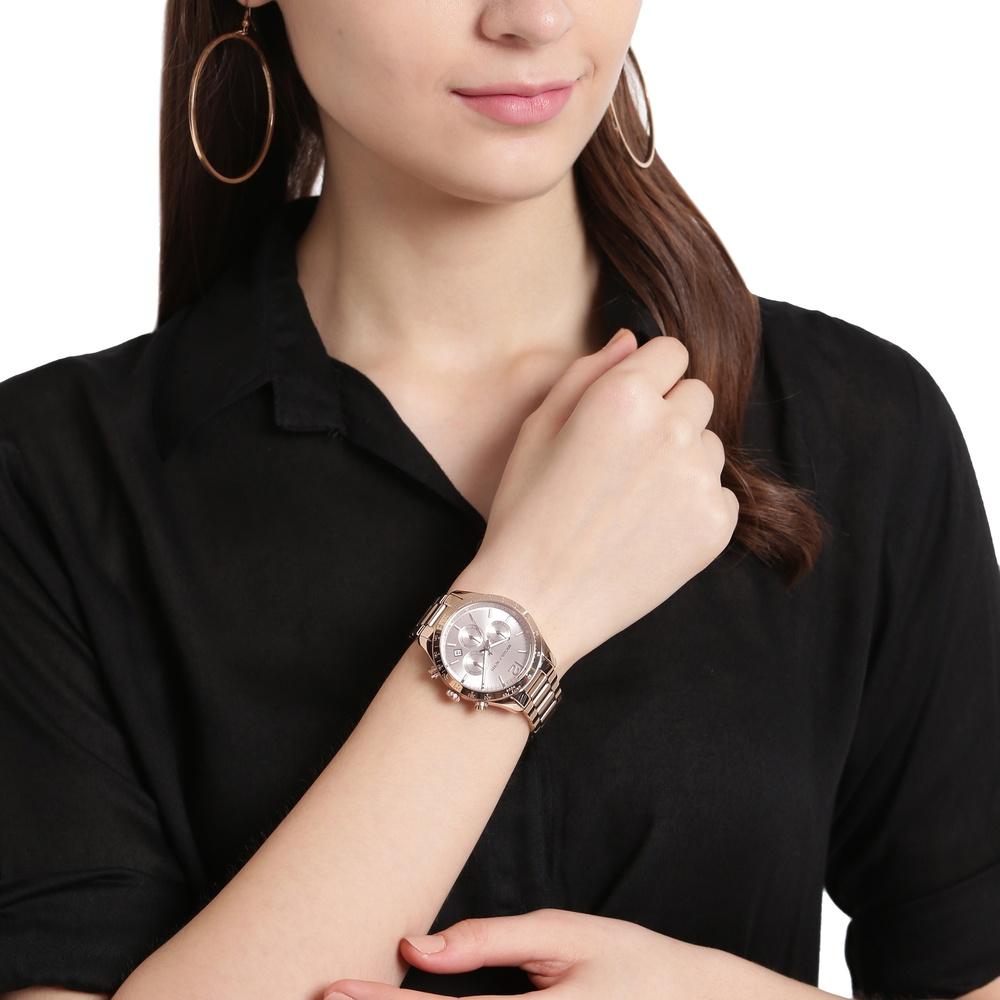 Michael Kors MK6796 LAYTON Damskie sportowy zegarek różowe złoto - miniatura 7