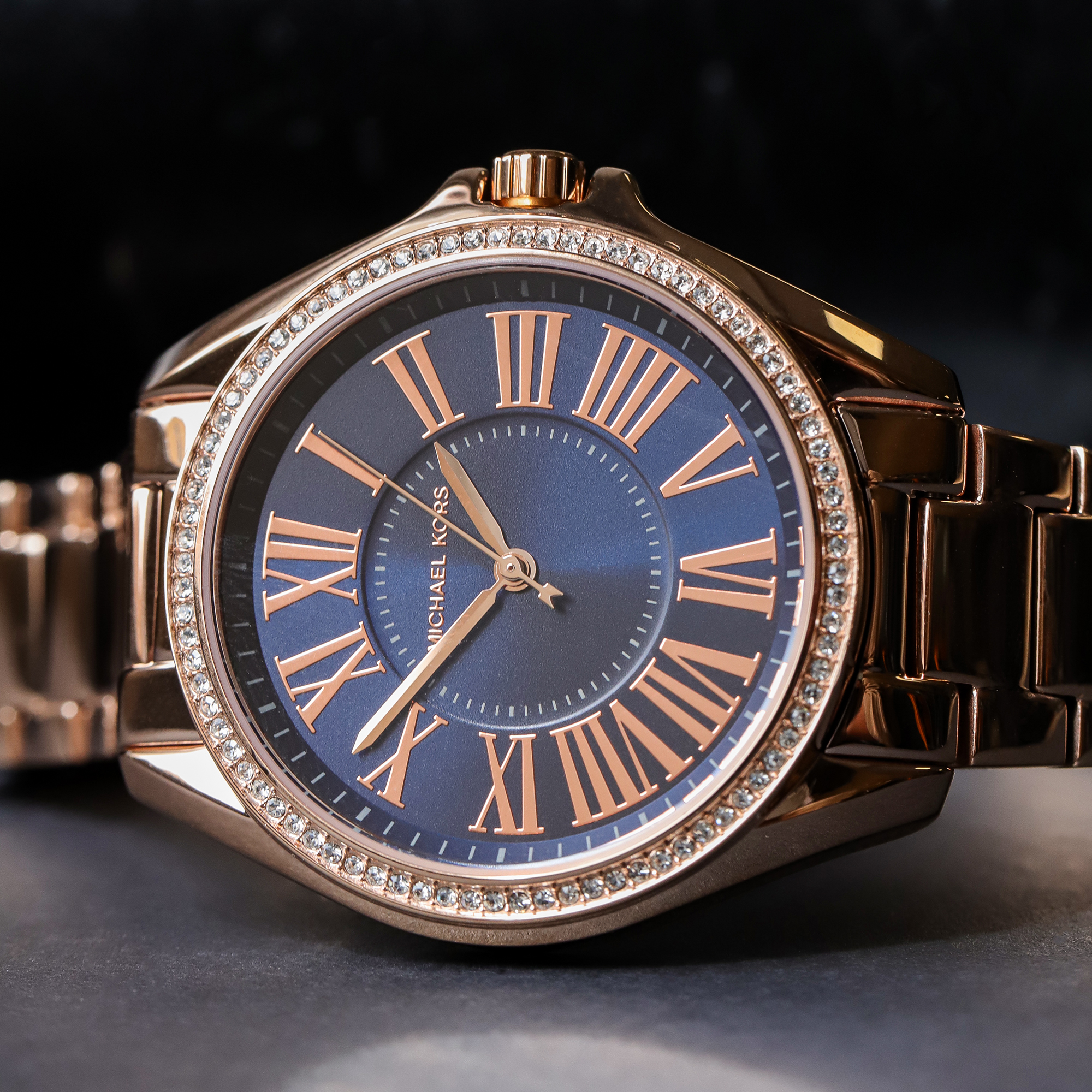 Michael Kors MK6930 zegarek różowe złoto fashion-modowy Damskie bransoleta - miniatura 7
