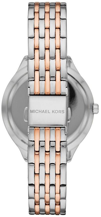 Michael Kors MK7077 zegarek srebrny klasyczny Damskie bransoleta - miniatura 3