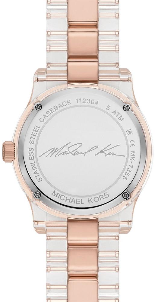 Michael Kors MK7355 zegarek różowe złoto fashion-modowy Damskie bransoleta - miniatura 4