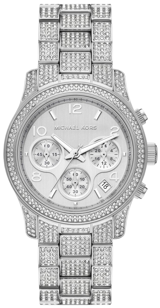 Michael Kors Runway Pave Stainless Steel 38mm MK7434