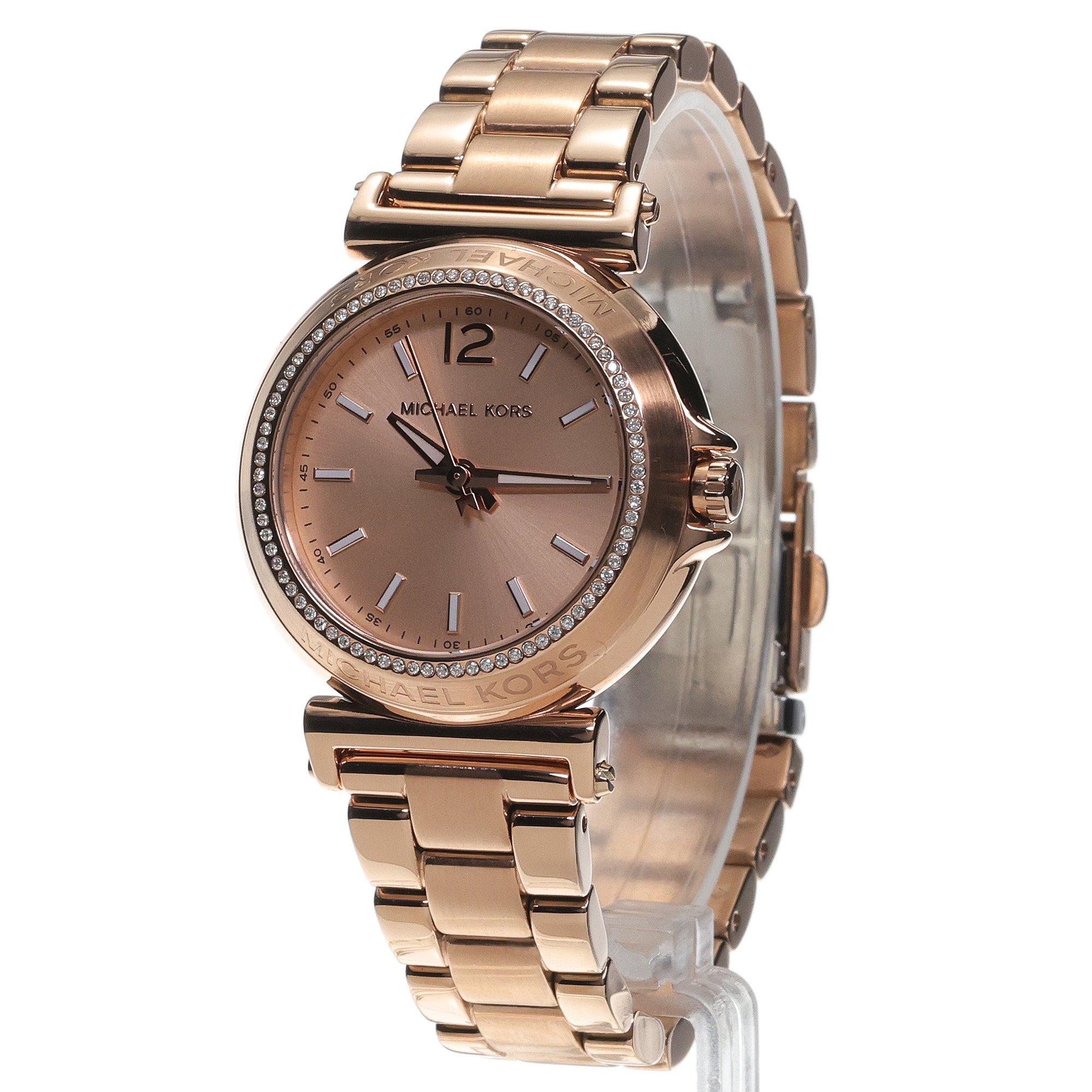 Michael Kors MK7491 MAREN Rose Gold Stainless Steel 33mm Damskie klasyczny zegarek różowe złoto