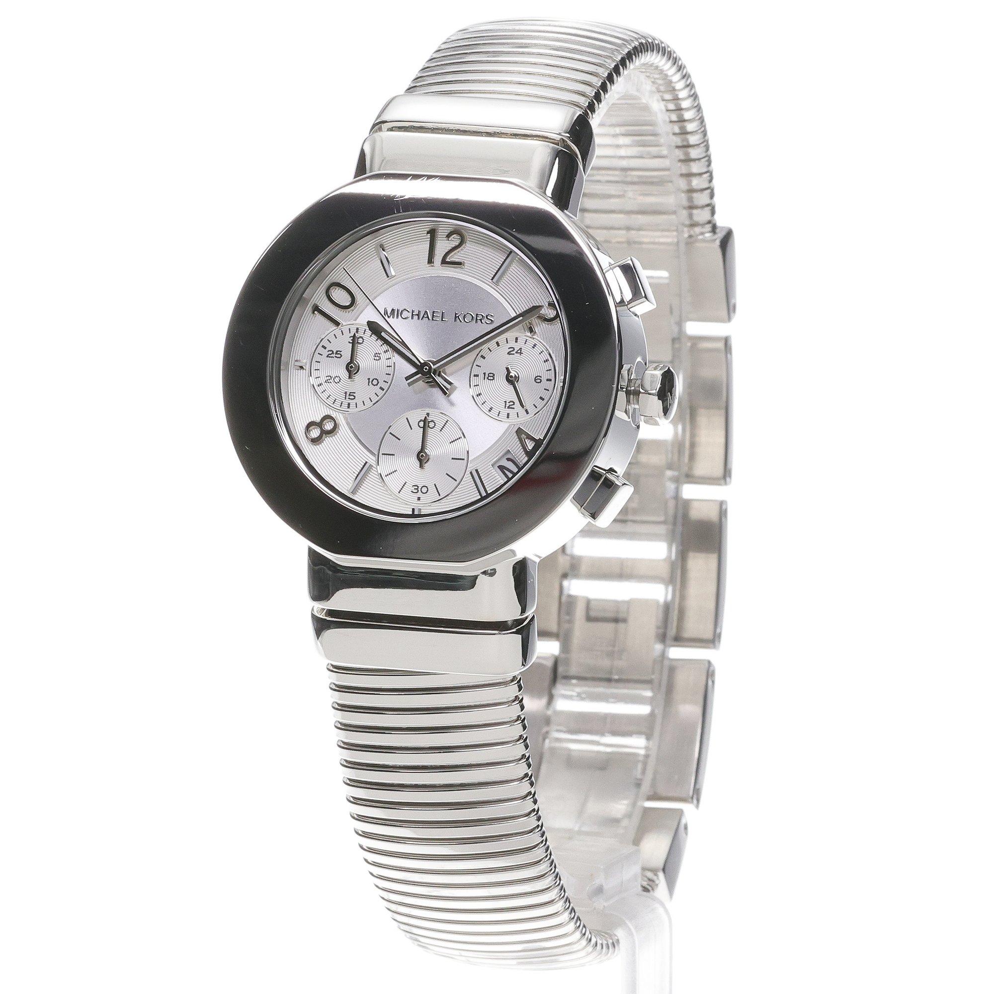 Michael Kors MK7526 Gramercy Chronograph Damskie klasyczny zegarek srebrny