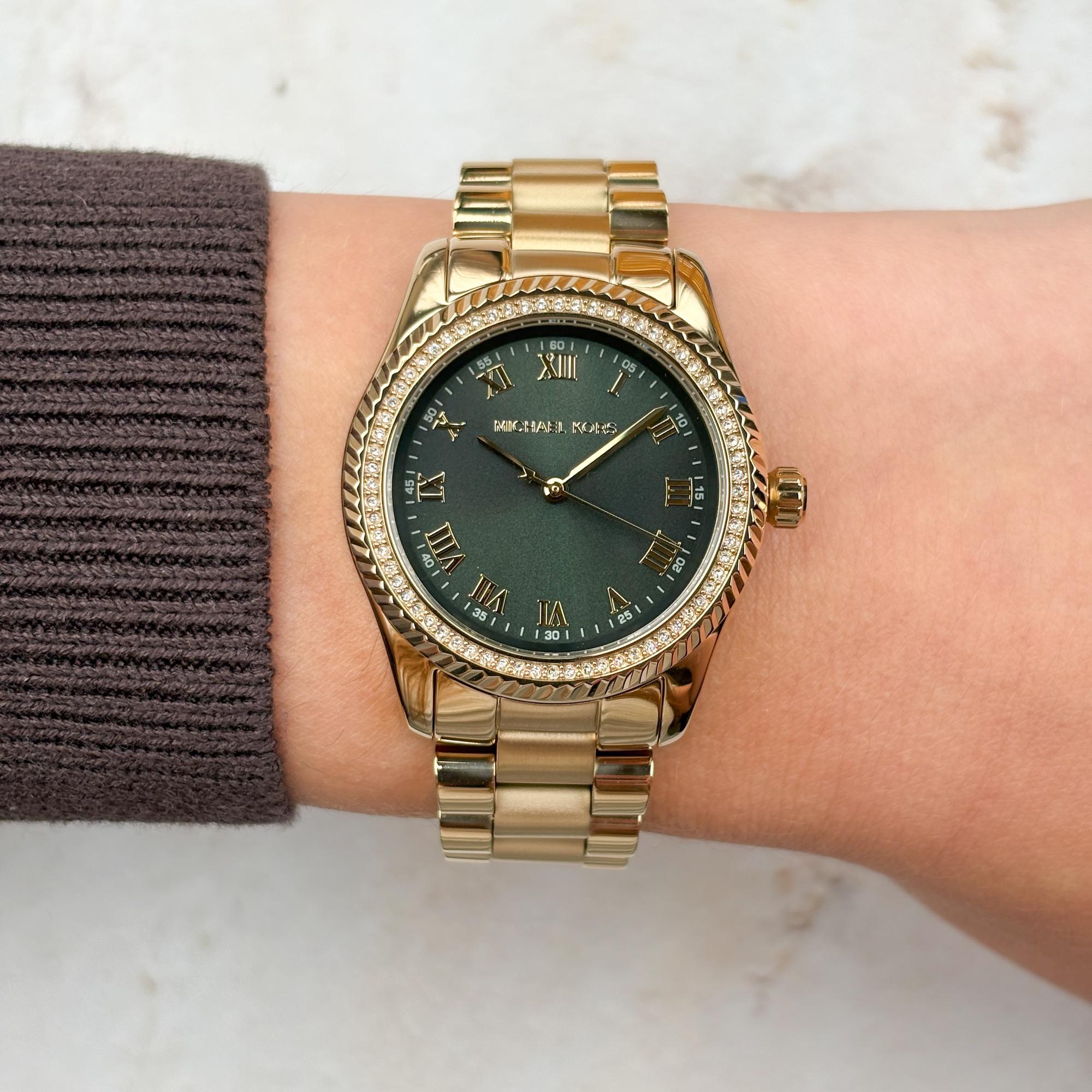 Michael Kors MK7622 zegarek złoty klasyczny Damskie bransoleta - miniatura 5
