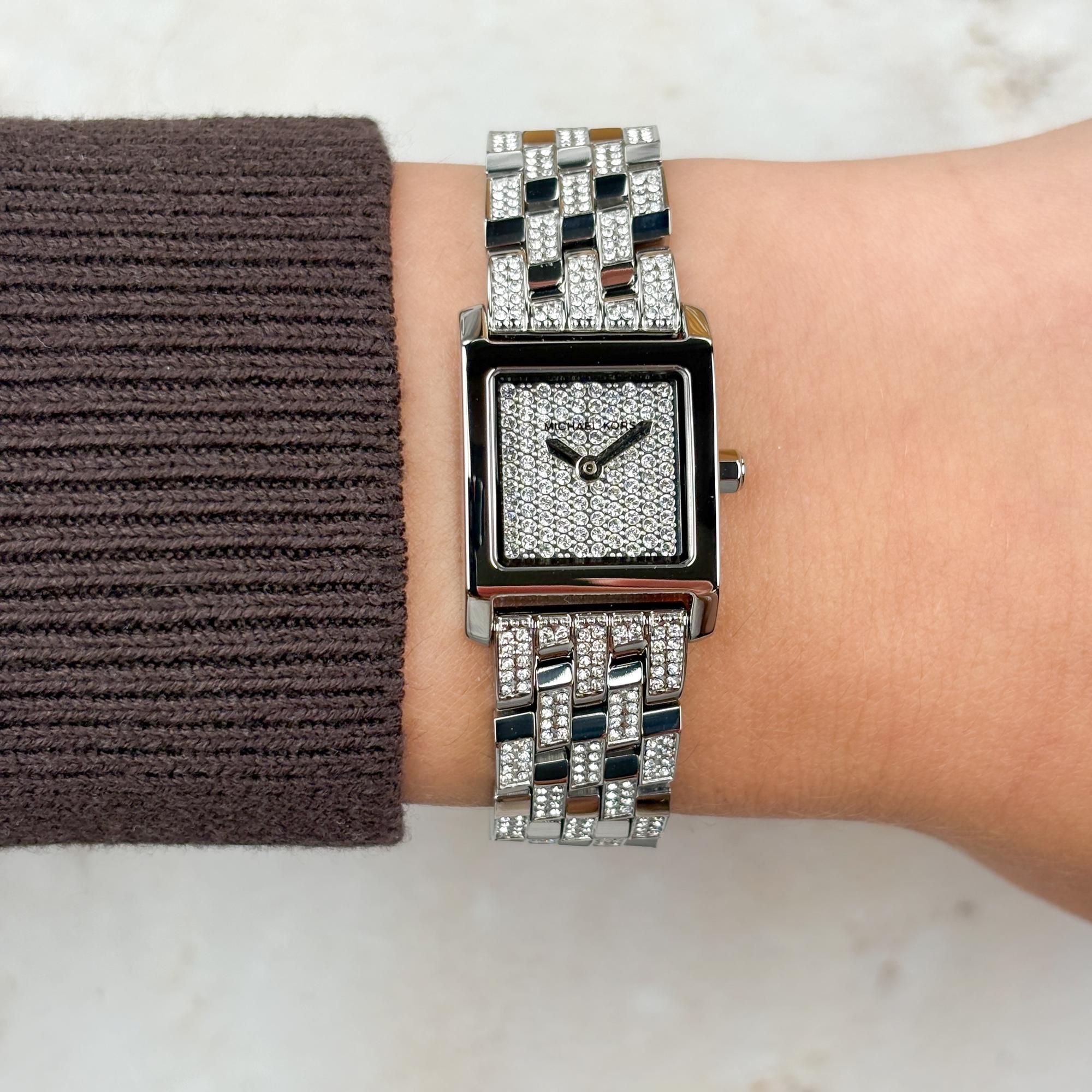 Michael Kors MK7629 zegarek srebrny fashion-modowy Damskie bransoleta - miniatura 5