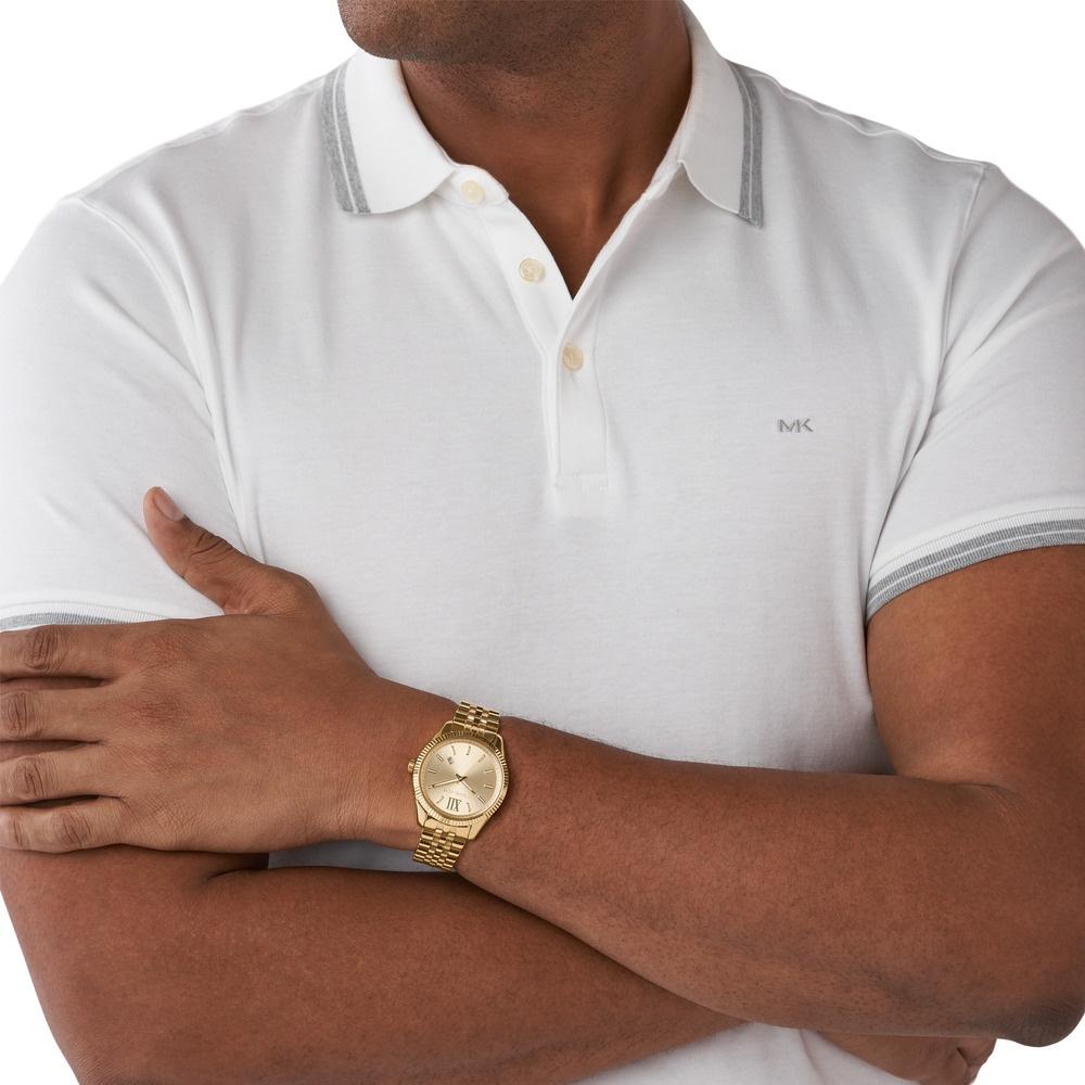 Michael Kors MK8857 LEXINGTON Męskie klasyczny zegarek złoty - miniatura 7