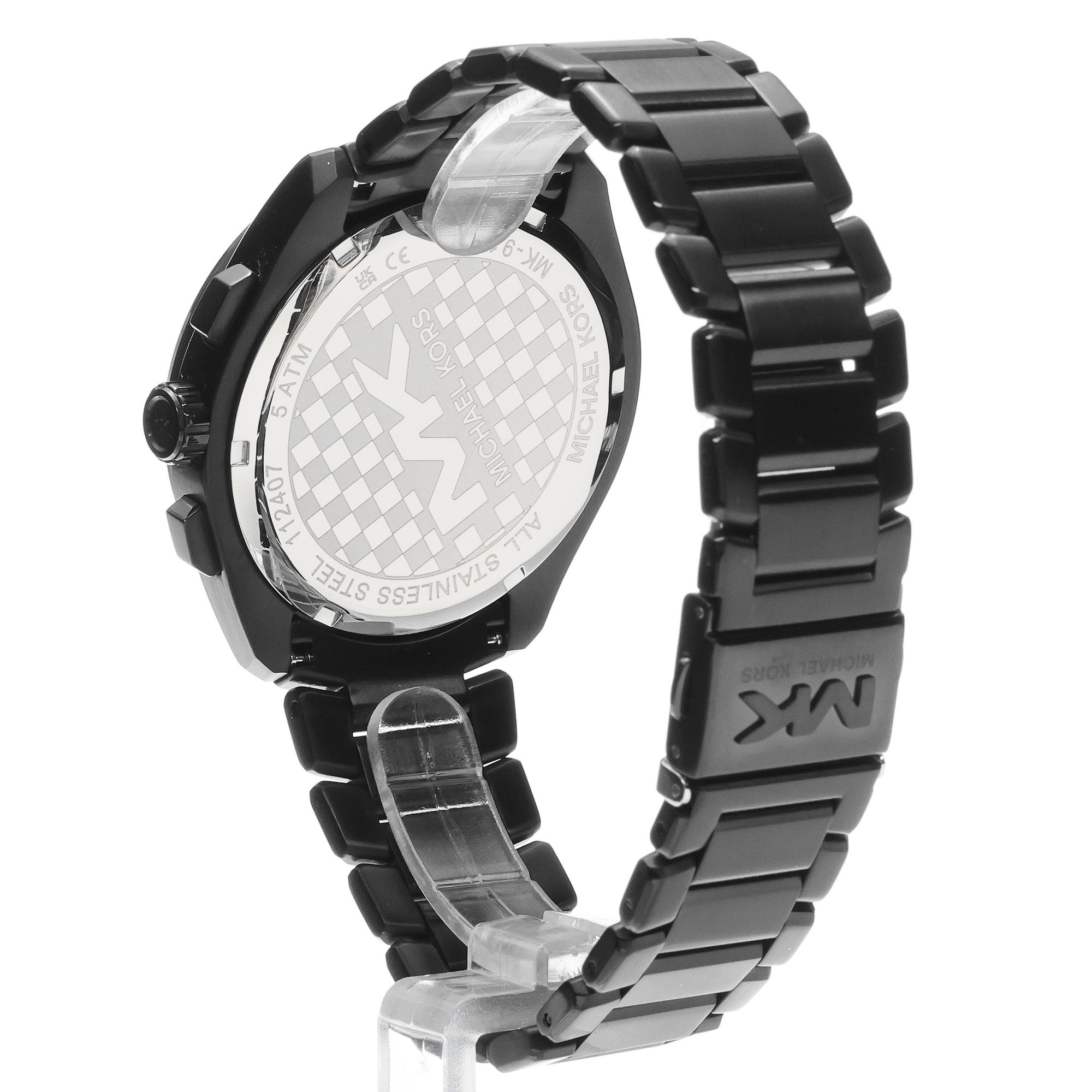 Michael Kors MK9179 zegarek czarny sportowy Męskie bransoleta